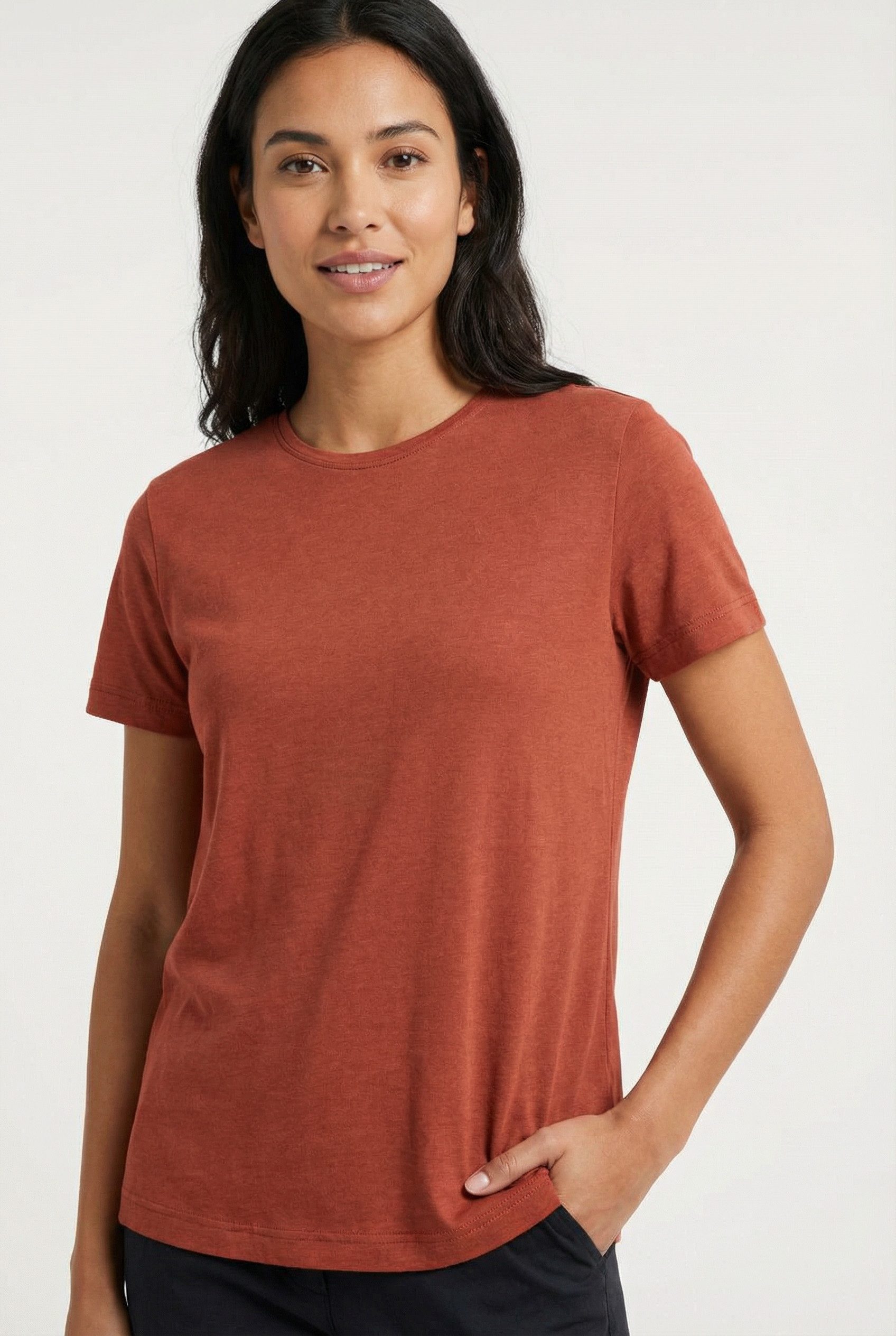 Schöffel T-Shirt T Shirt Hohberg L Kurzarm, mit Rundhalsausschnitt, ohne Verschluss