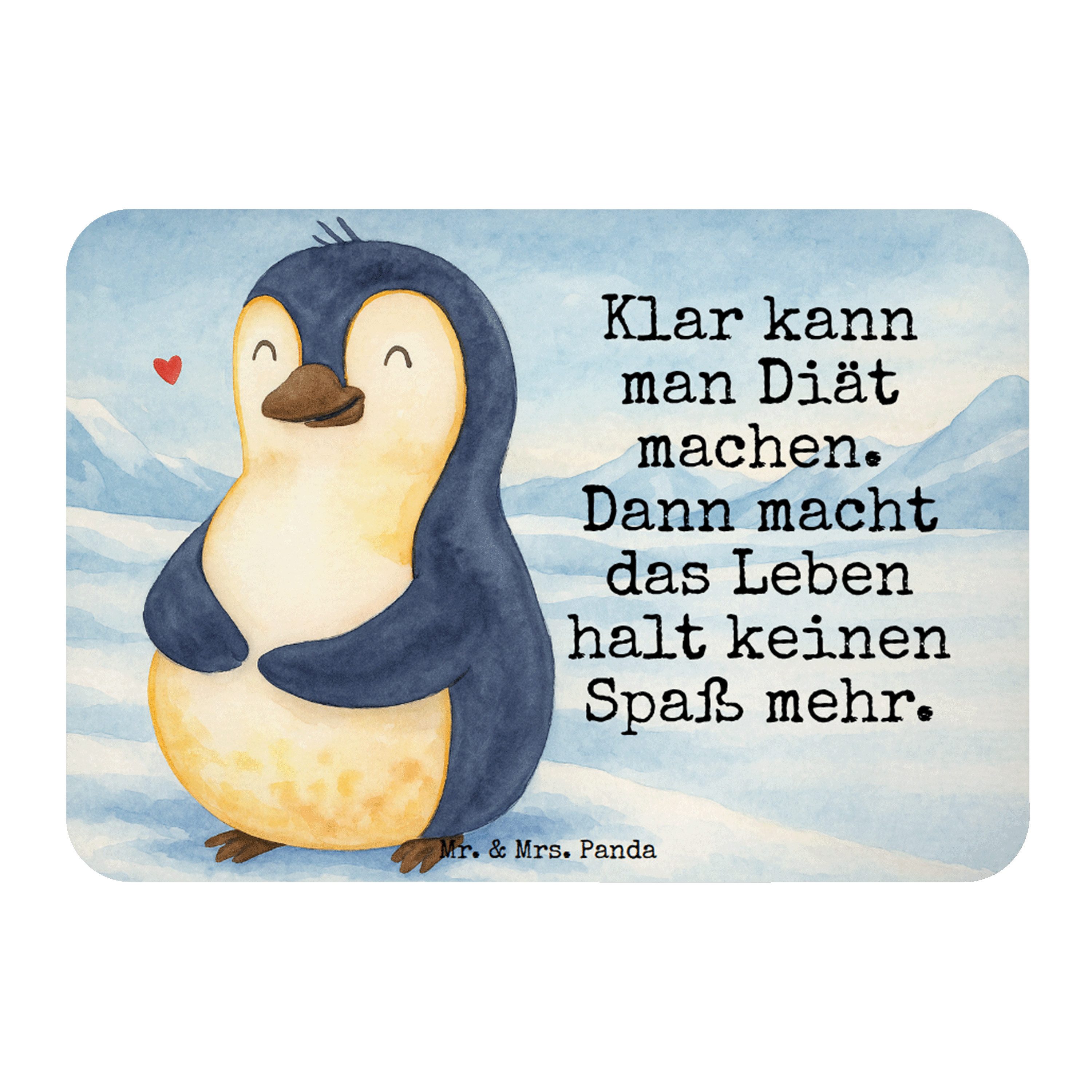 Mr. & Mrs. Panda Magnet Pinguin Diät Design, magnet, Weiß, magnet, Abnehmen, Kühlschrankmagne (Packung), küchenmagnet Abnehmen Selbstliebe