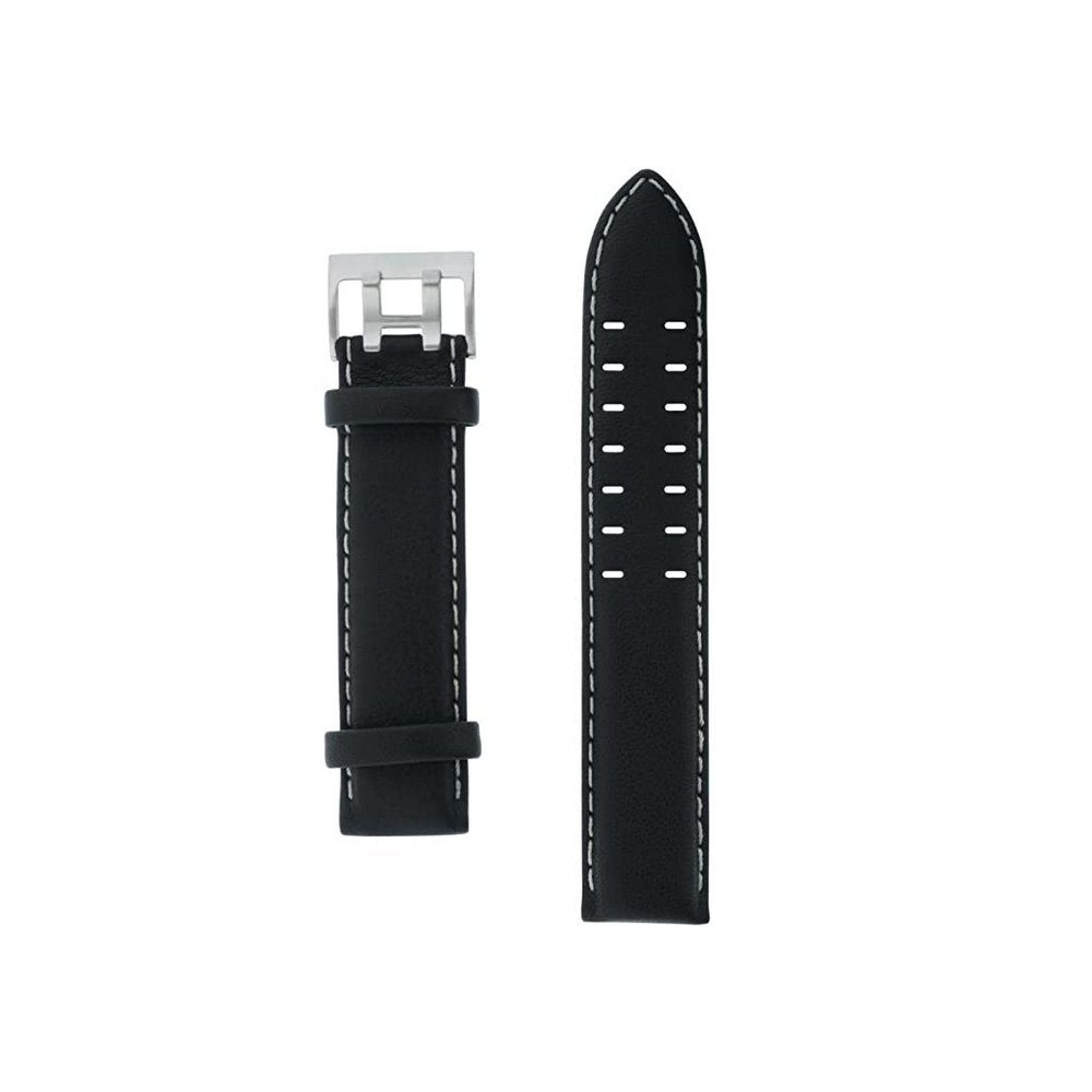 Di Modell Uhrenarmband Ersatzarmband Leder schwarz günstig online kaufen