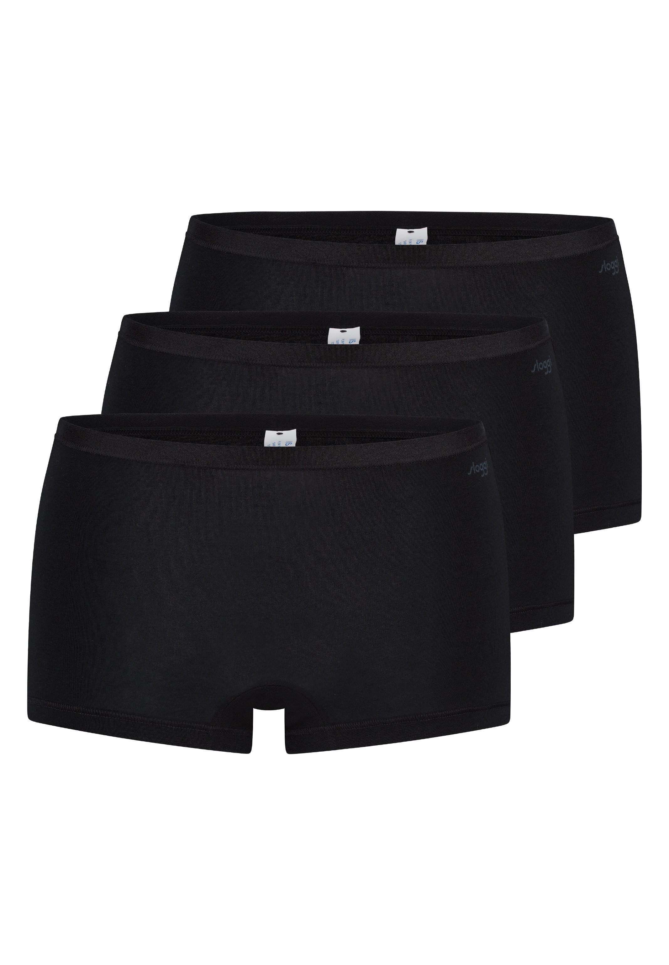 sloggi Panty 3er Pack GO Daily Cotton (Spar-Set) Short Slip - Baumwolle - Atmungsaktiv