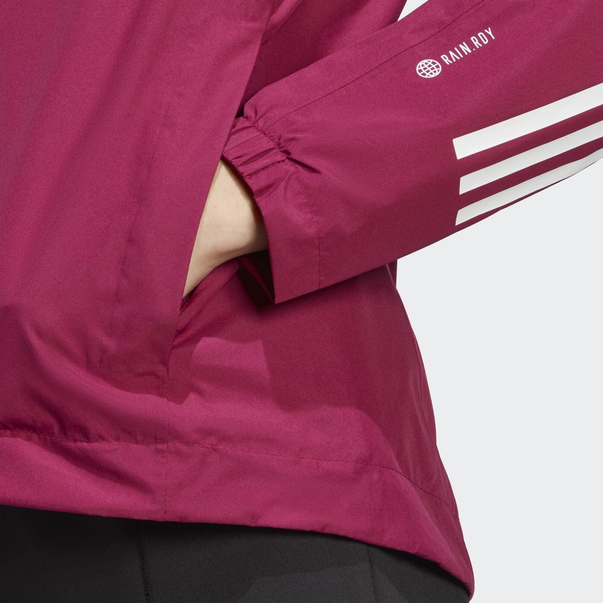 adidas Sportswear Funktionsjacke BSC Berry Power 3-STREIFEN REGENJACKE RAIN.RDY