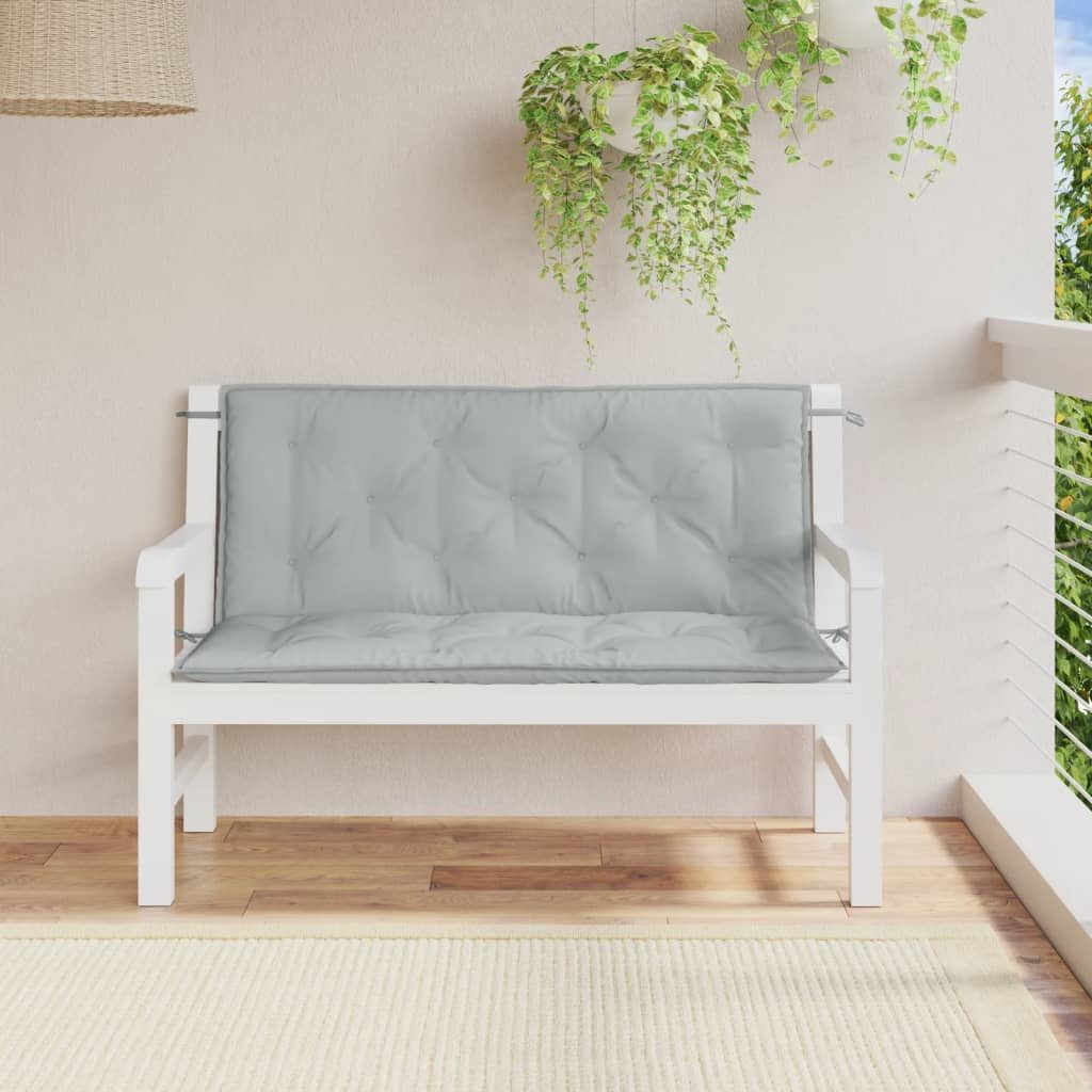 vidaXL Sitzauflage Gartenbank-Auflagen 2 Stk. Melange günstig online kaufen