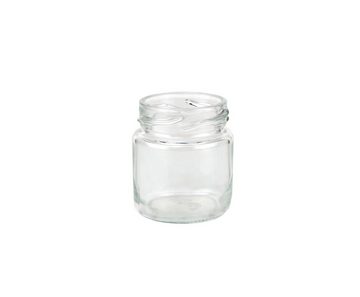 MamboCat Einmachglas 28er Set Sturzglas 53 ml To 43 weißer Deckel incl. Diamant Rezeptheft, Glas