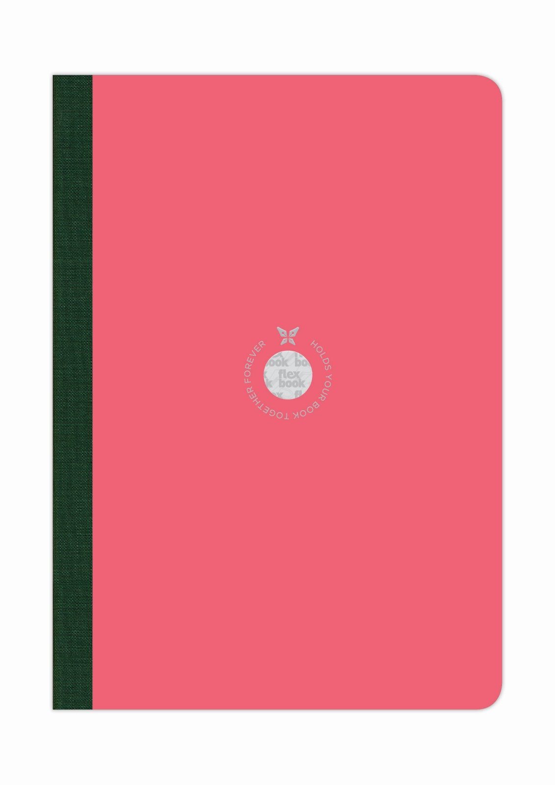 Ökopapiereinband 17*24cm Pink Flexbook Seiten Notizbuch Größen/Fa Flexbook 160 viele Liniert Smartbook