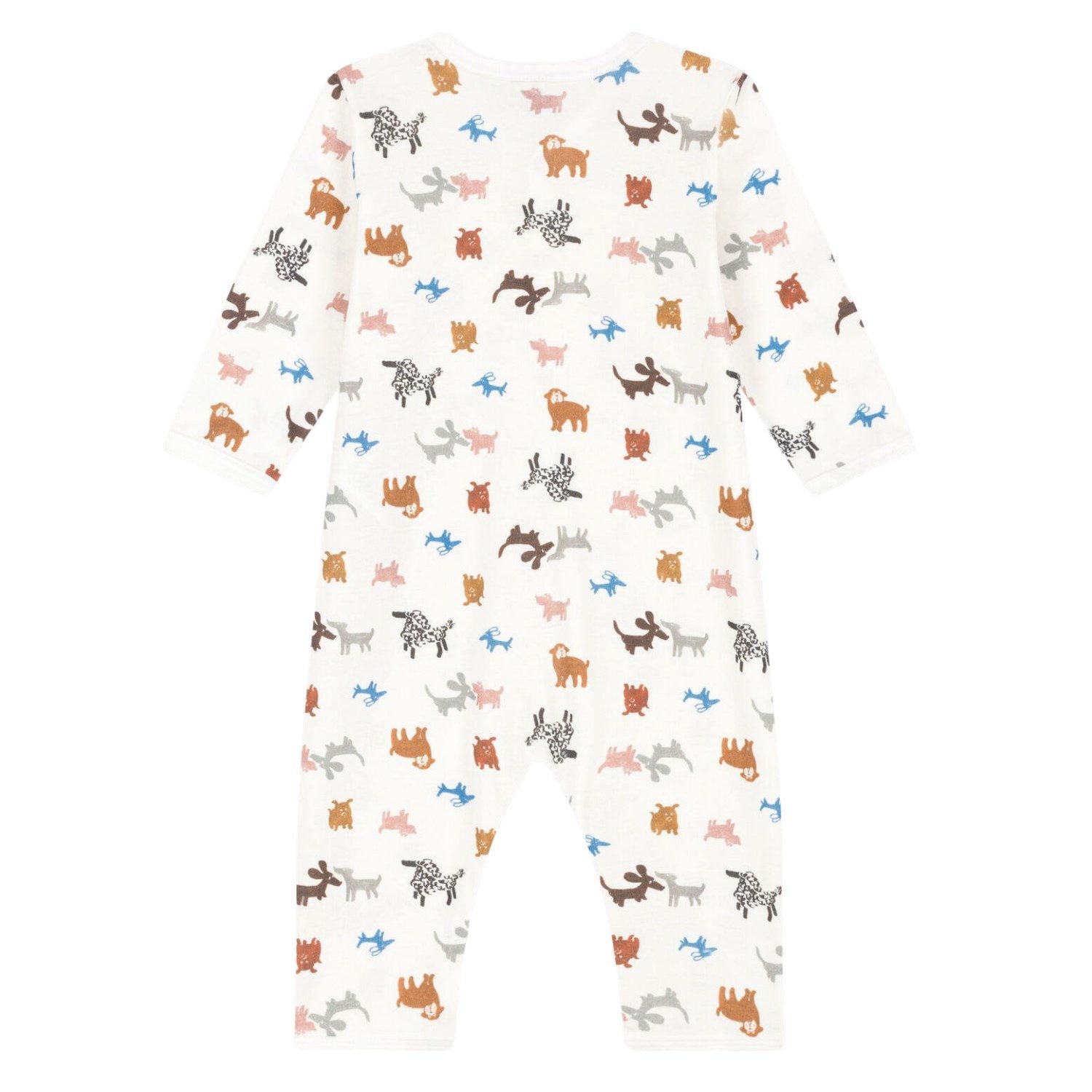 Petit Bateau Strampler Petit Bateau Baby-Strampler mit Hundemotiv aus Baumwolle