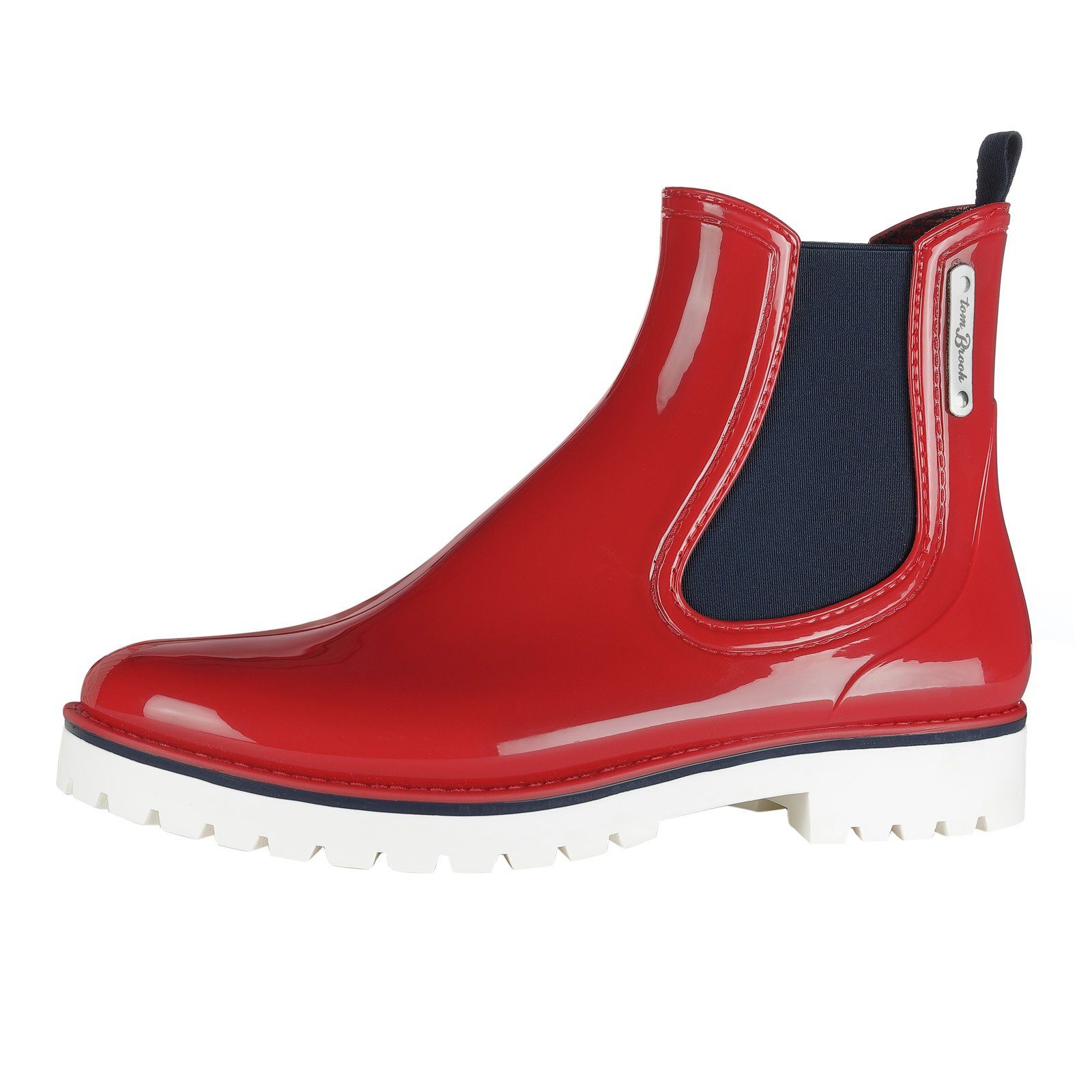 tomBrook Lemon Tree Gummistiefelette Damen Regenstiefel Gummistiefel Lemon Tree mit Blockabsatz