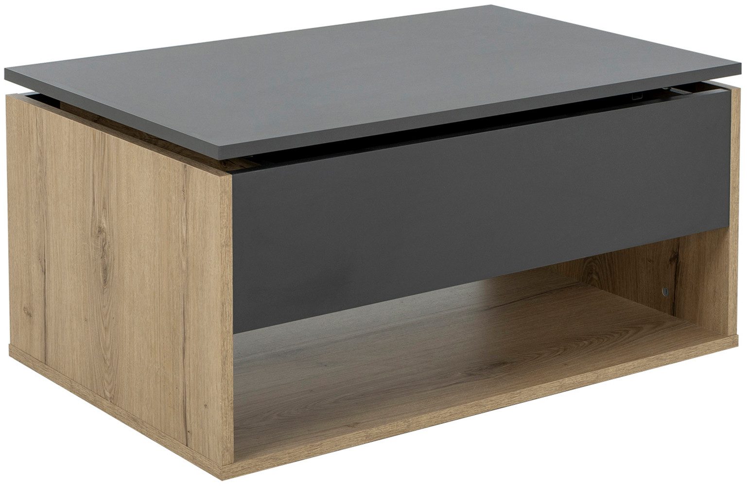 Gami Couchtisch Urban, Couchtisch mit hochklappbarer Platte