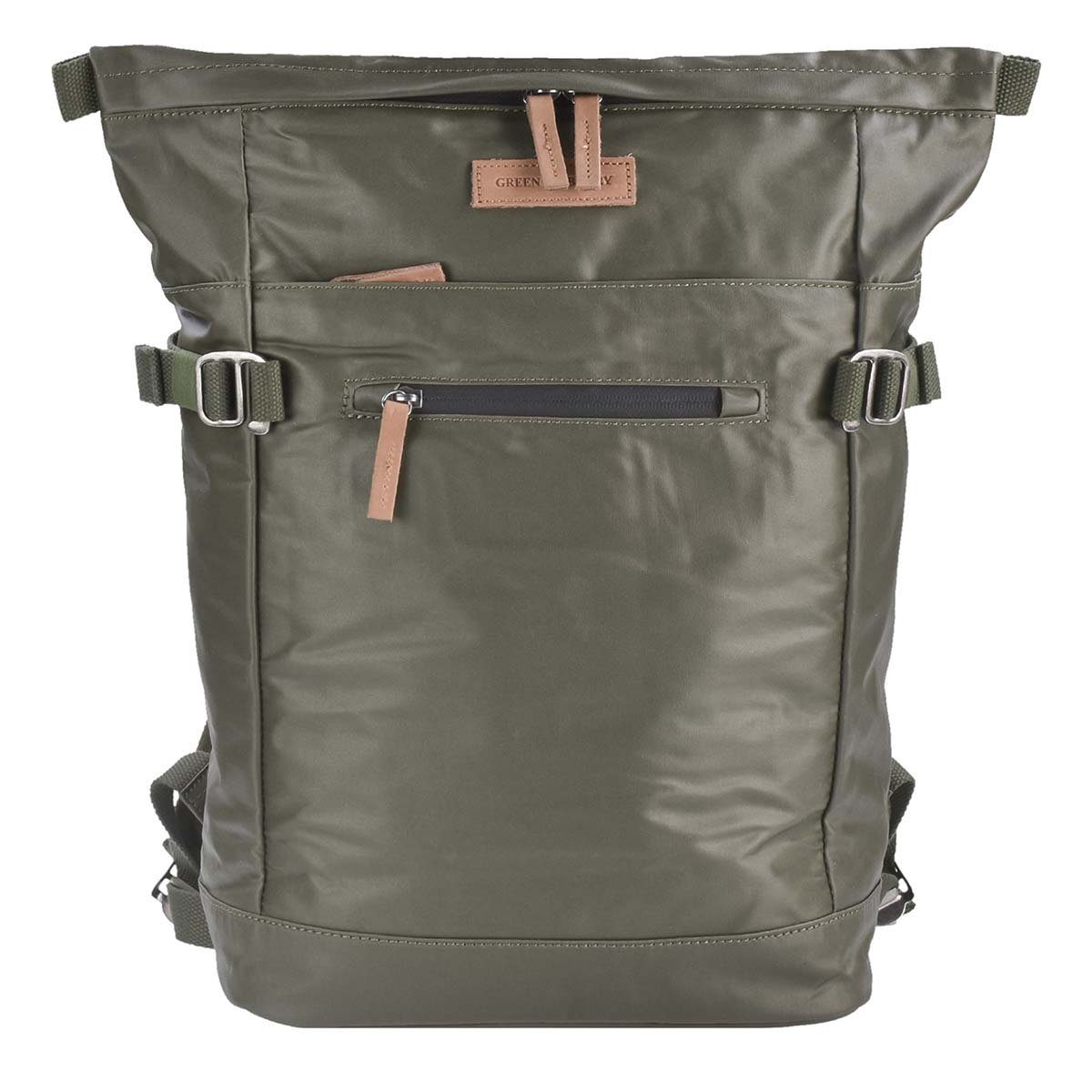 Greenburry Tagesrucksack Aviator Waterproof, Rucksack 40x43cm, Fahrradrucksack, Kurierrucksack Tabletfach 22x30cm