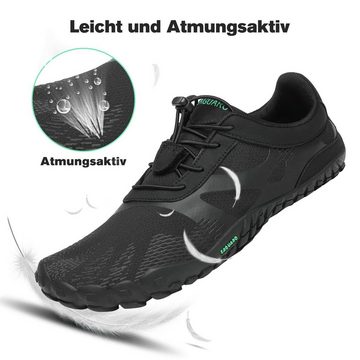 SAGUARO Sport Sommer Barfußschuh (5mm Sohlenstärke, Nullabsatz, bequem, leicht, atmungsaktiv, rutschfest) Minimalschuhe Laufschuhe Sport-Schuhe Jogging Sneaker Trail-Running