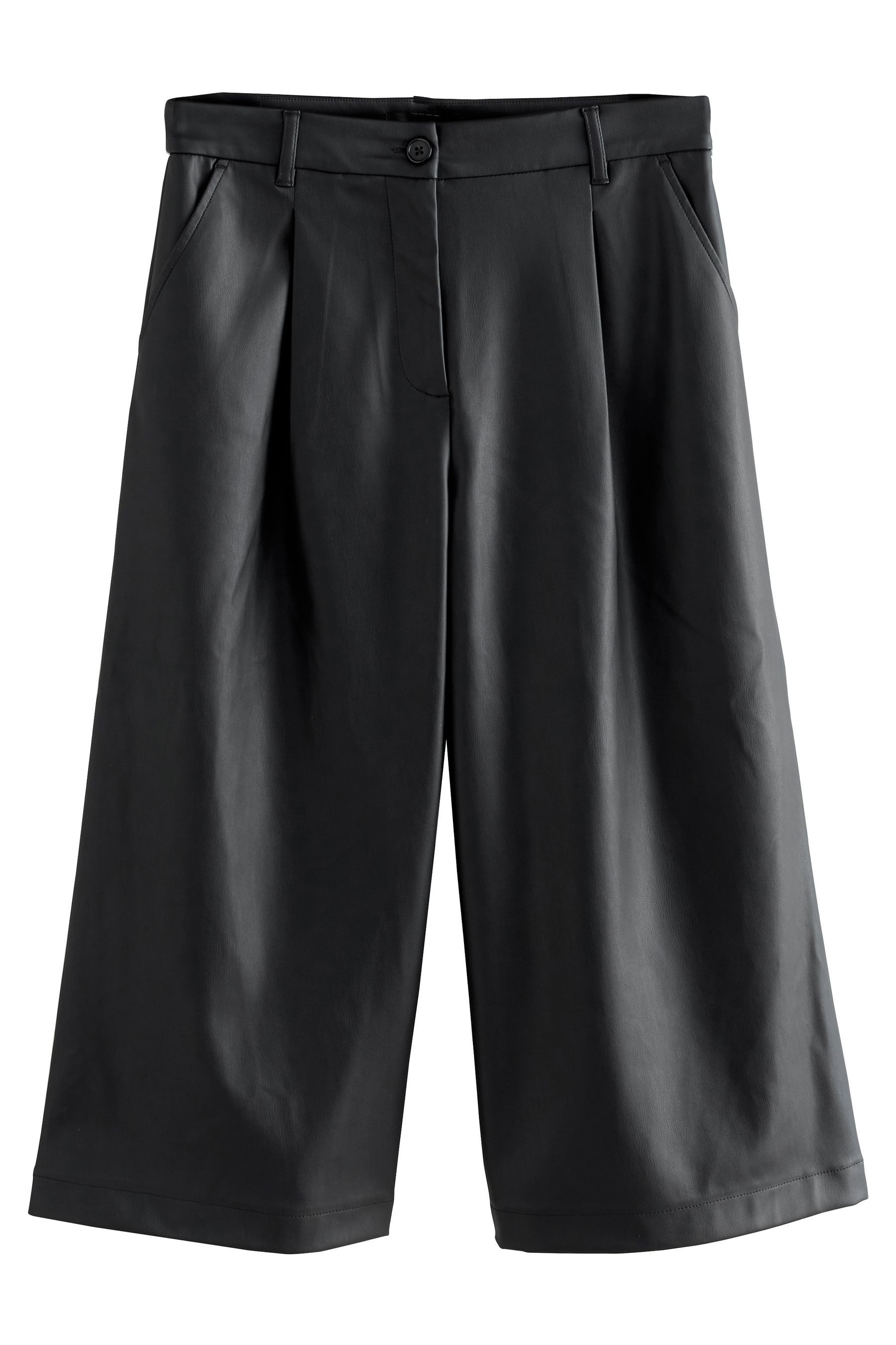 Next Lederhose Bermudashorts aus Kunstleder (1-tlg) günstig online kaufen