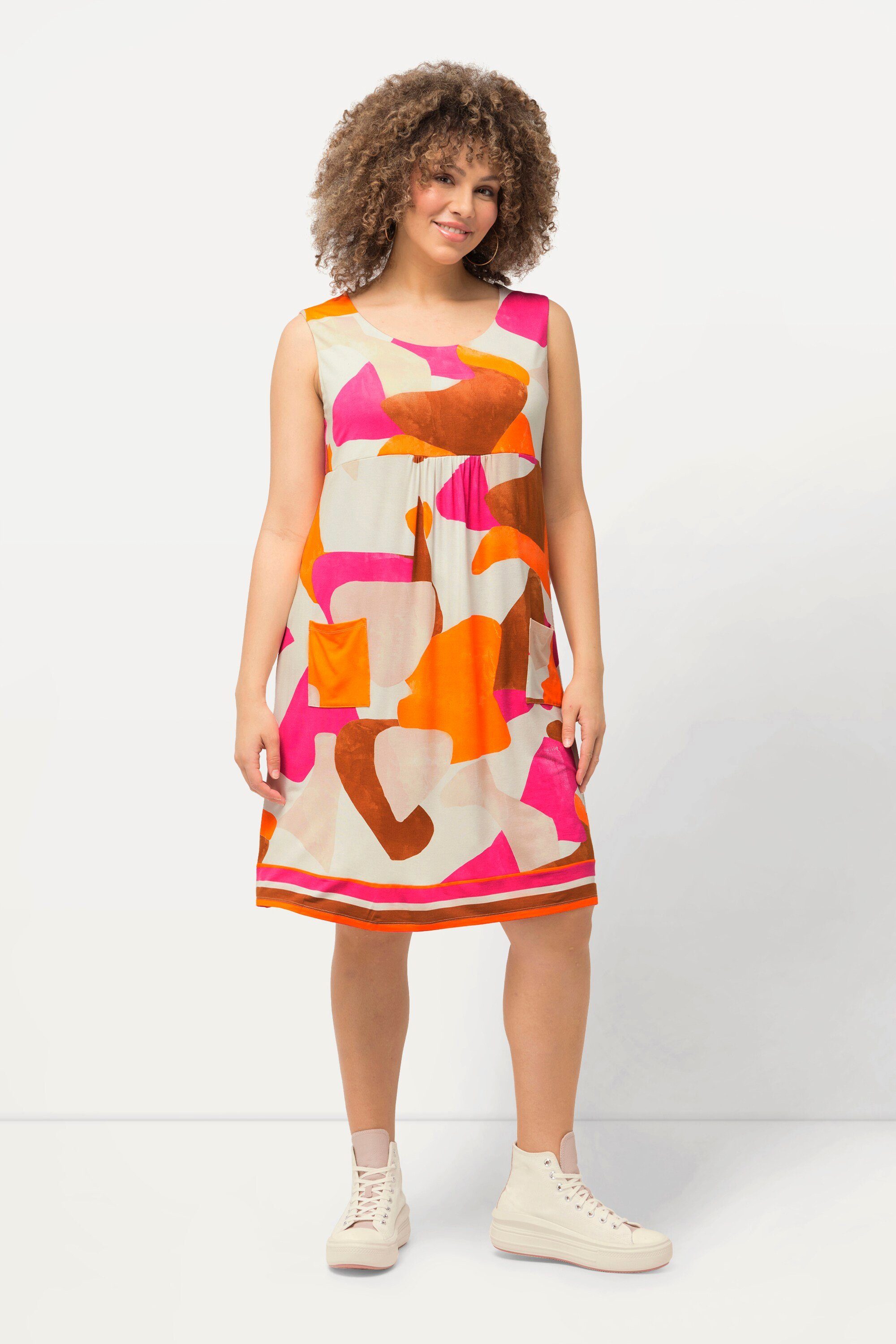 Ulla Popken Minikleid Minikleid grafischer Druck günstig online kaufen