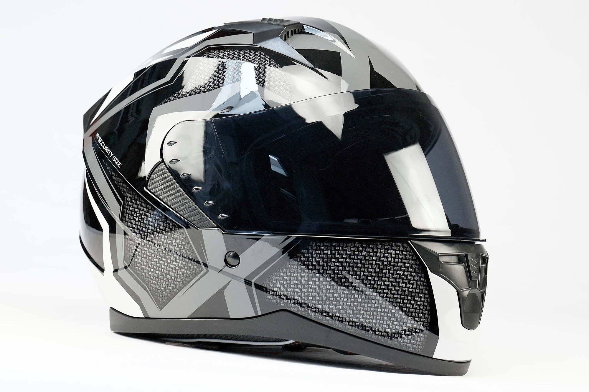BNO Motorradhelm BNO X6 Integralhelm, mit integrierter Sonnenbrille, ECE R 22-06