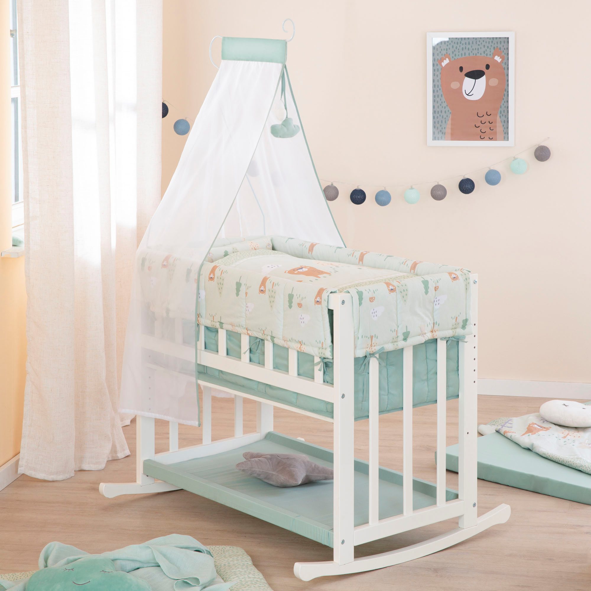 roba® Stubenbett 4in1, Woodland Buddies günstig online kaufen