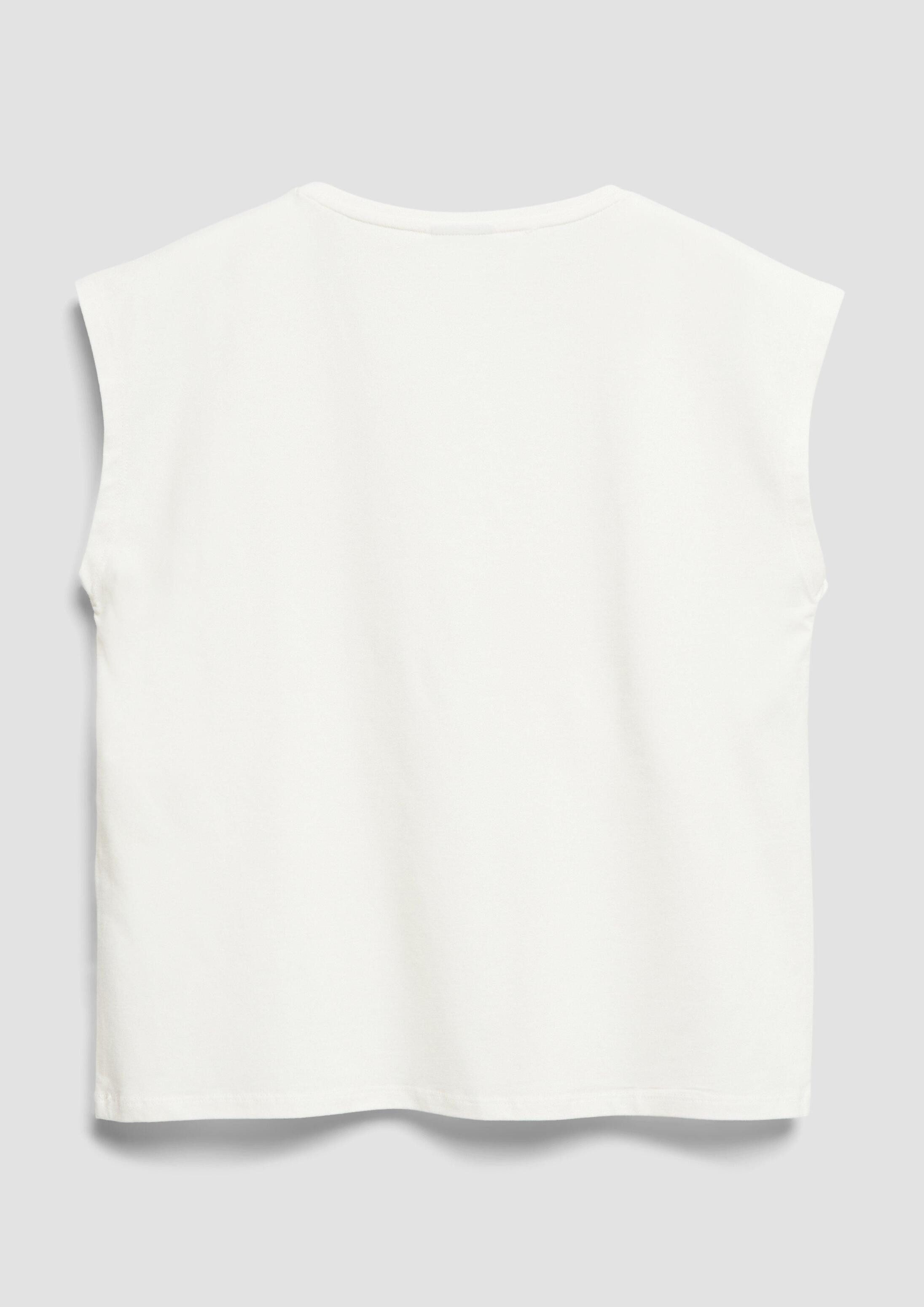 s.Oliver Kurzarmshirt T-Shirt Jersey-Shirt mit Stickerei und Pailletten