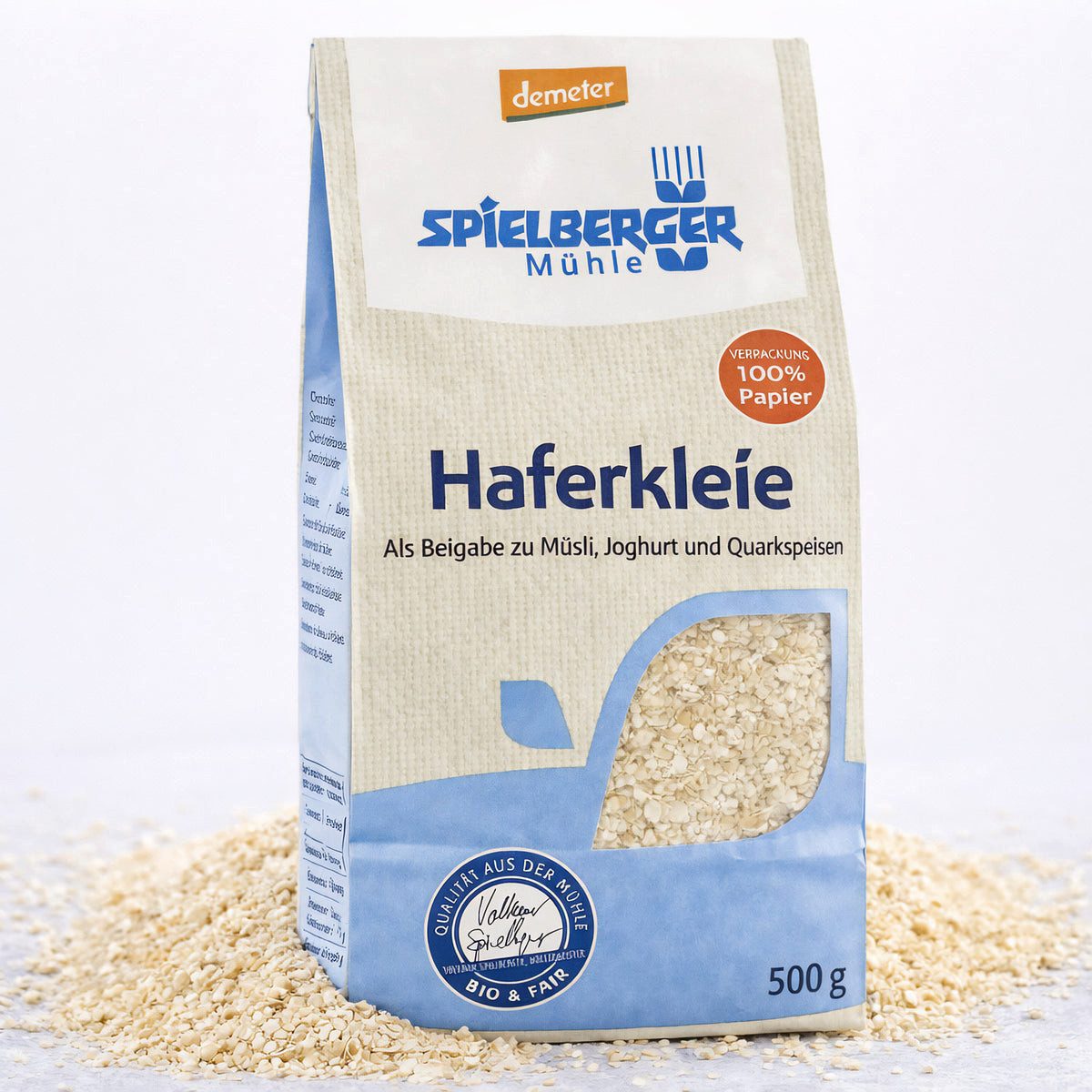 Spielberger Getreide Spielberger Bio Haferkleie Demeter