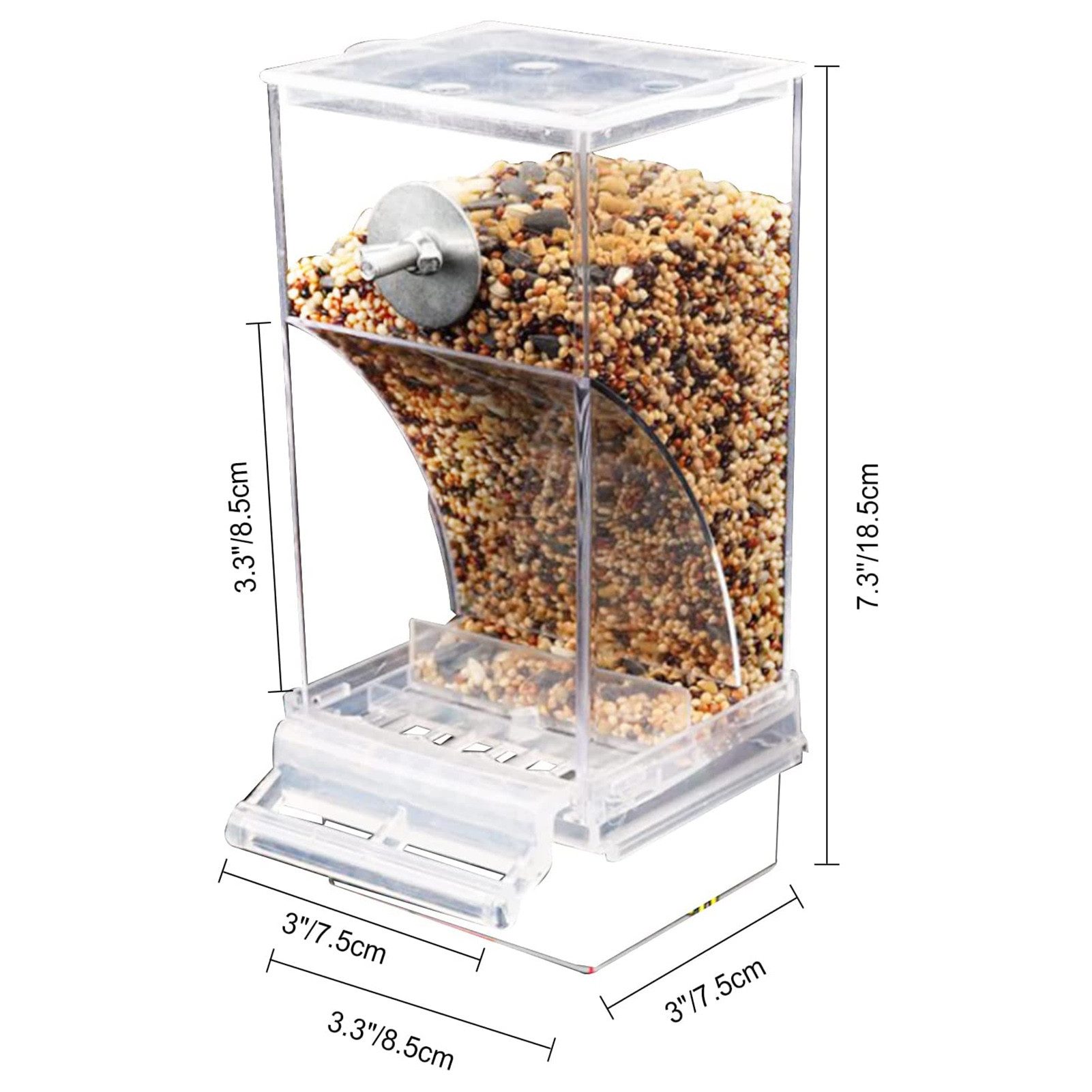 Vellora Futterstation Vogelfutterbox, Spritzschutz, automatischer Vogelfutt günstig online kaufen