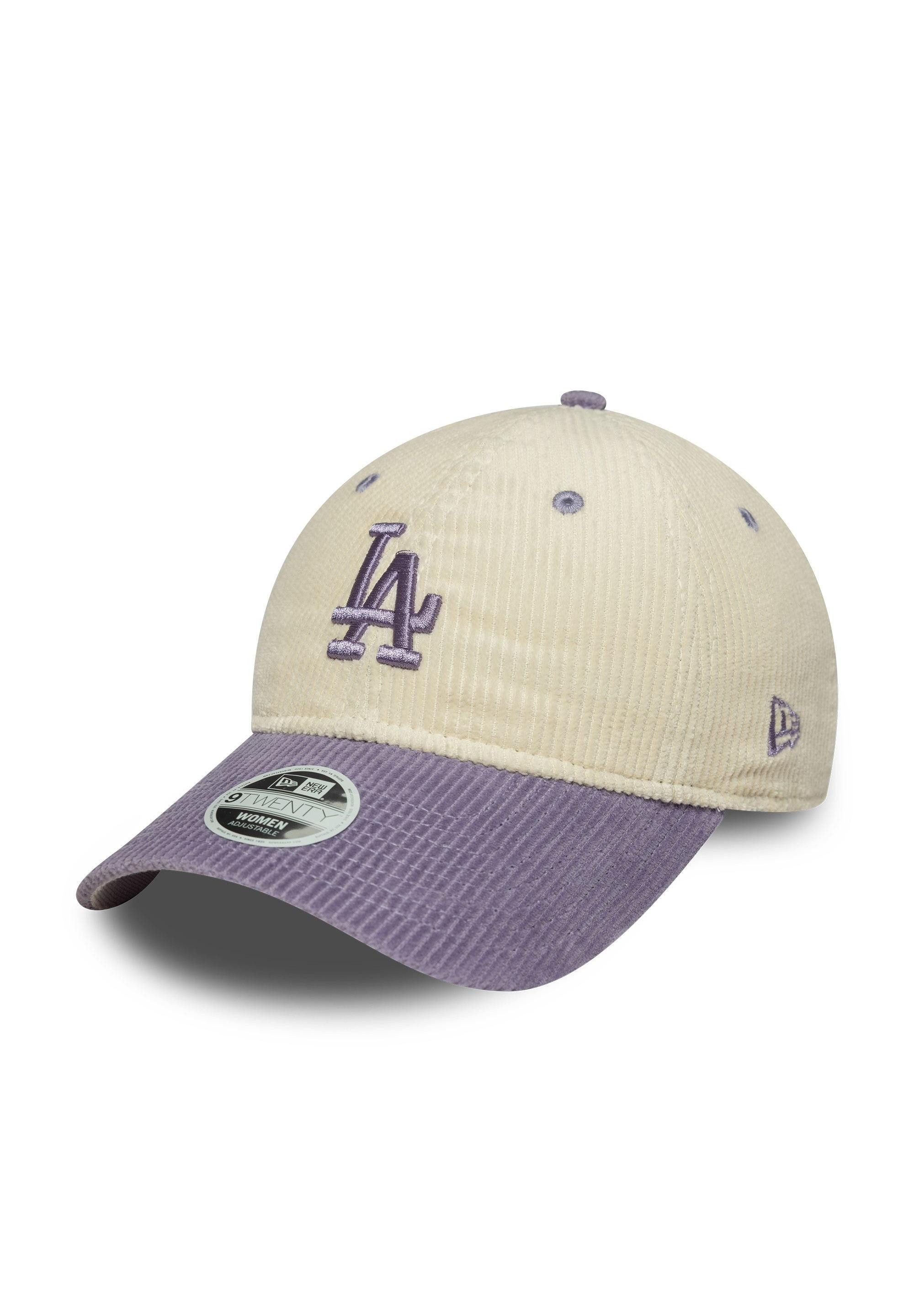 Baseball Cap Los Angeles Dodgers New Era 9Twenty Women Block Cord Cap Beige