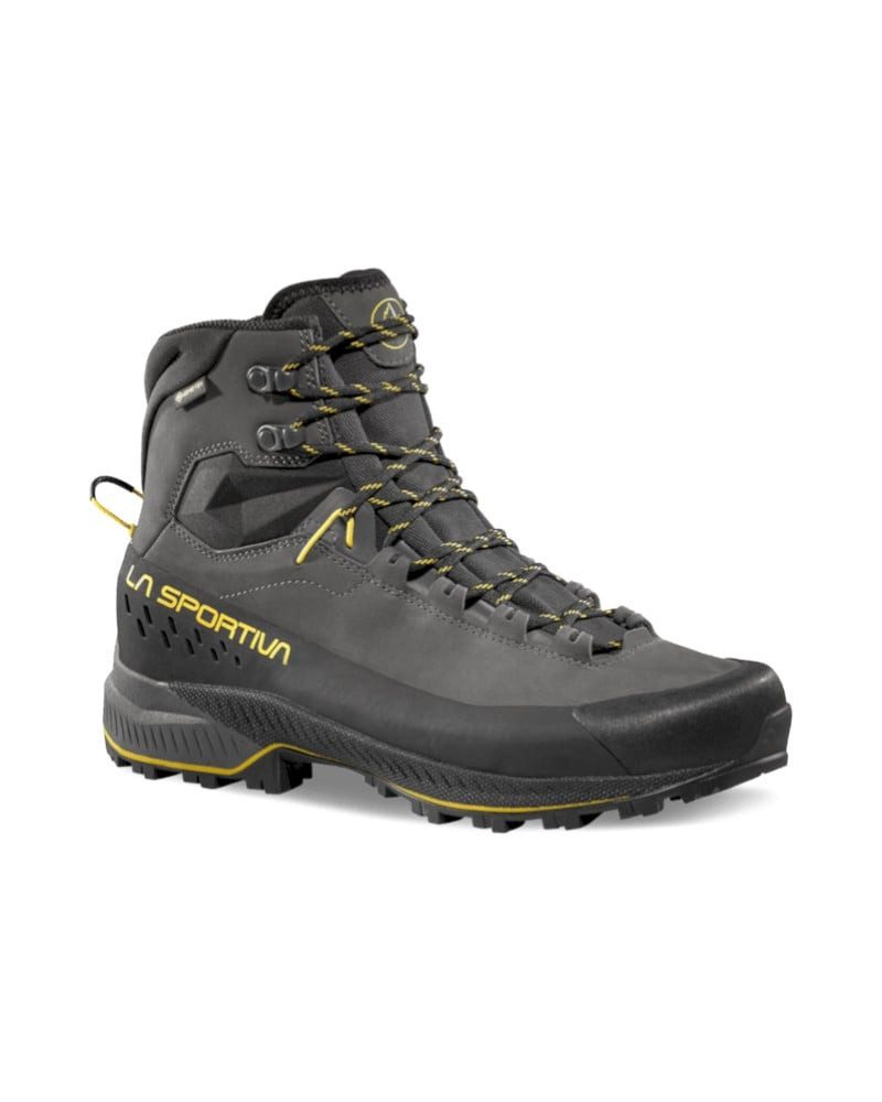 La Sportiva TX5 Evo Mid GTX (Zustieg, Nubukleder, wasserdicht) carbongrau/gelb Wanderschuh