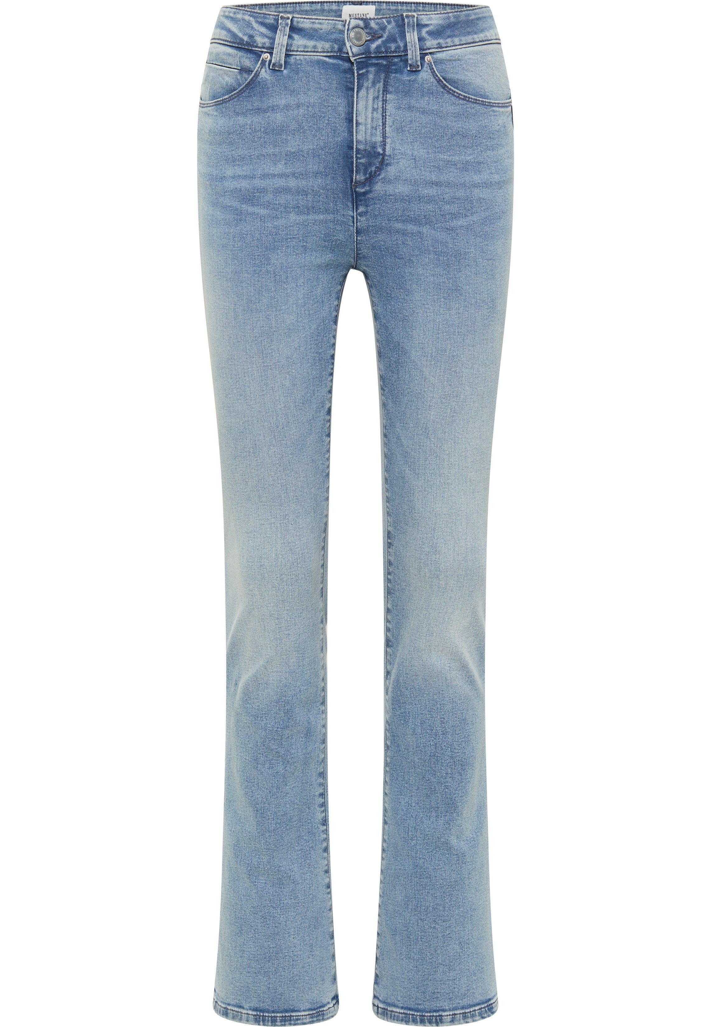 MUSTANG Skinny-fit-Jeans Flared Style Georgia Skinny hellblau-5000203