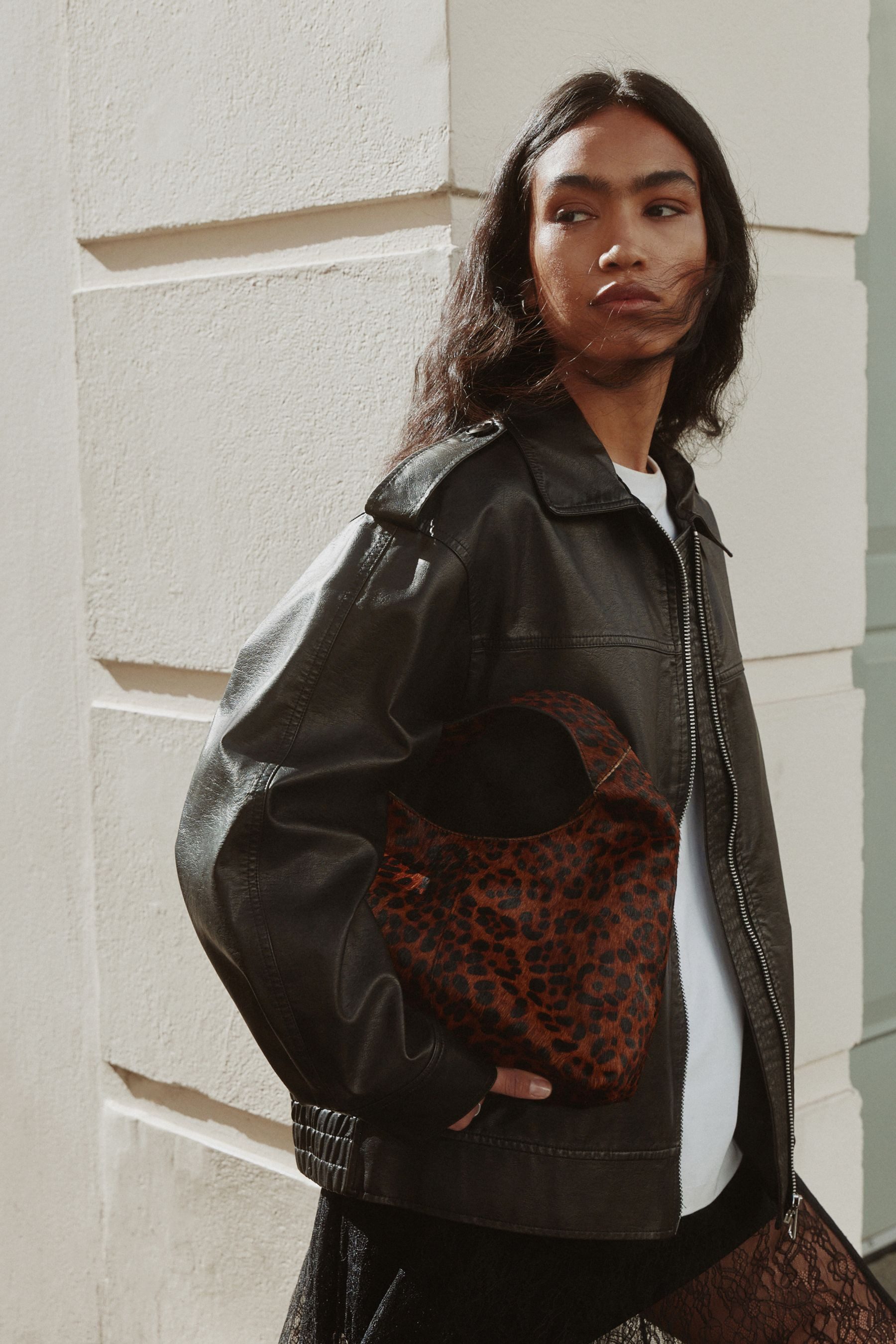 Next Clutch Kleine Handtasche mit Leoparden-Print (1-tlg) günstig online kaufen