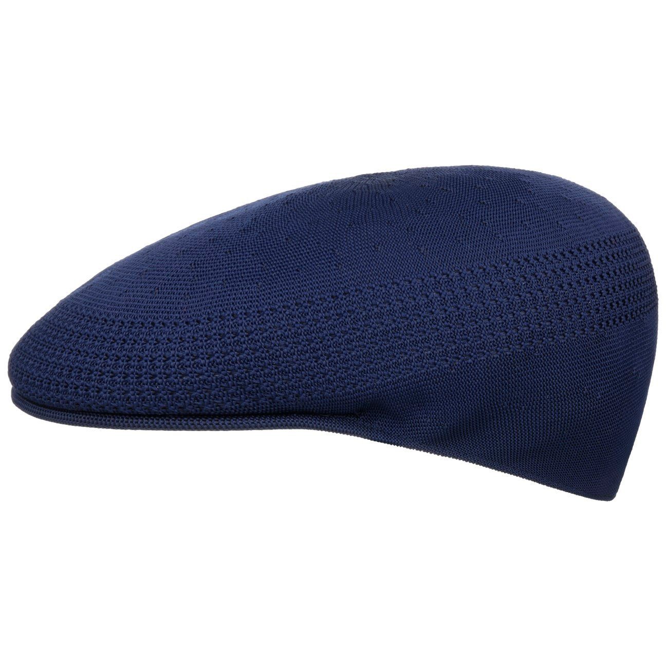 Kangol Flat Cap (1-St) Schiebermütze mit dunkelblau Schirm