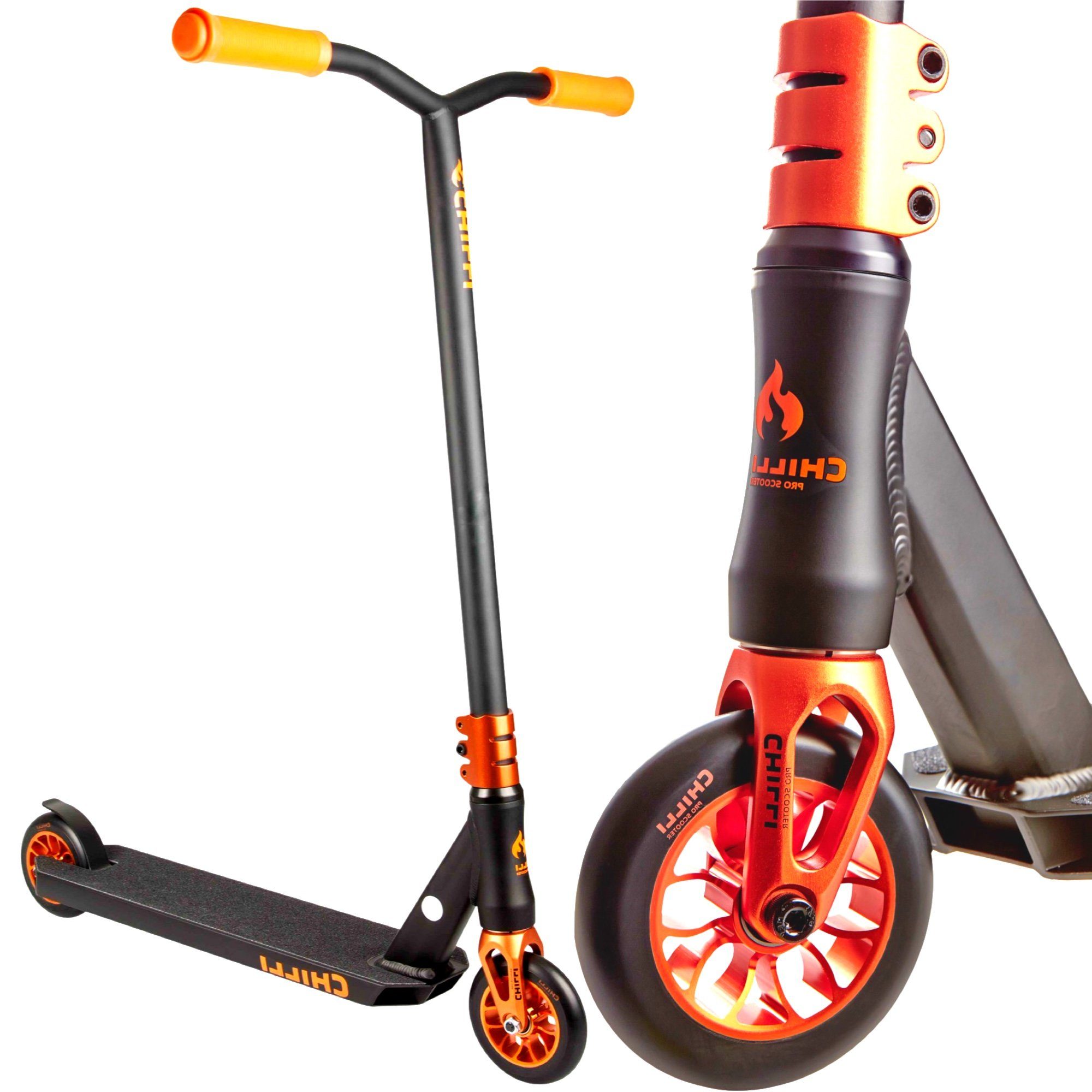 Chilli Stuntscooter »Chilli Pro Reaper Stuntscooter H=84cm Sun Orange