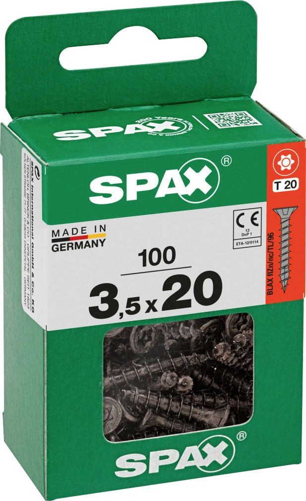 SPAX Schnellbauschraube Spax Universalschrauben 3,5 x 20 mm T20