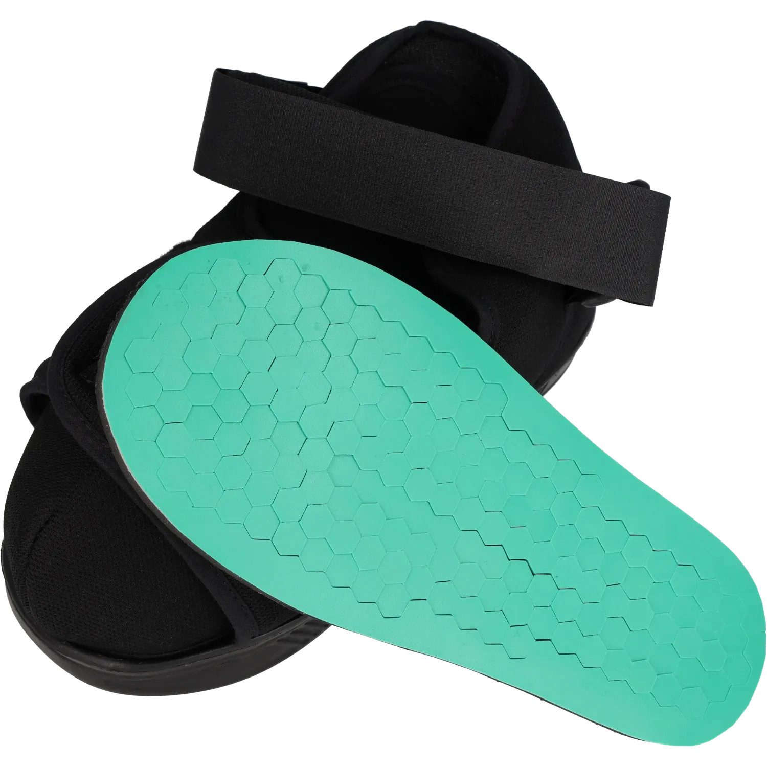 Mikros Medical Fußgelenkbandage Mikros Verbandsschuh mit Punktentlastungssohle
