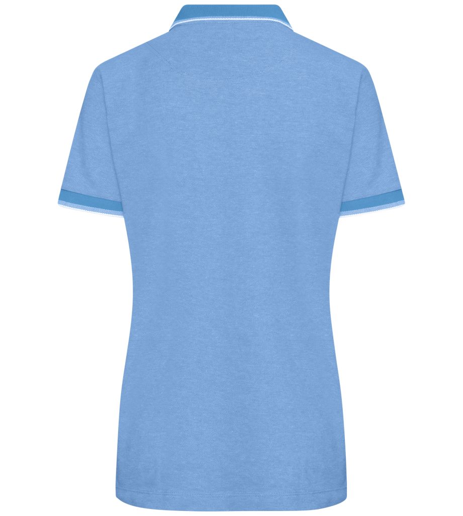James & Nicholson Poloshirt Doppelpack Damen Polo in trendiger bicolor-Optik Ladies' Polo JN703 (Spar-Set, 2er-Pack) Hochwertiger, fein strukturierter Piqué