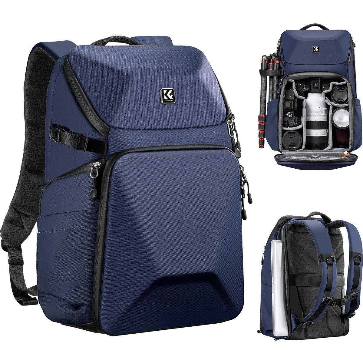 K&F Concept Fotorucksack Kamera Rucksack 20L blau