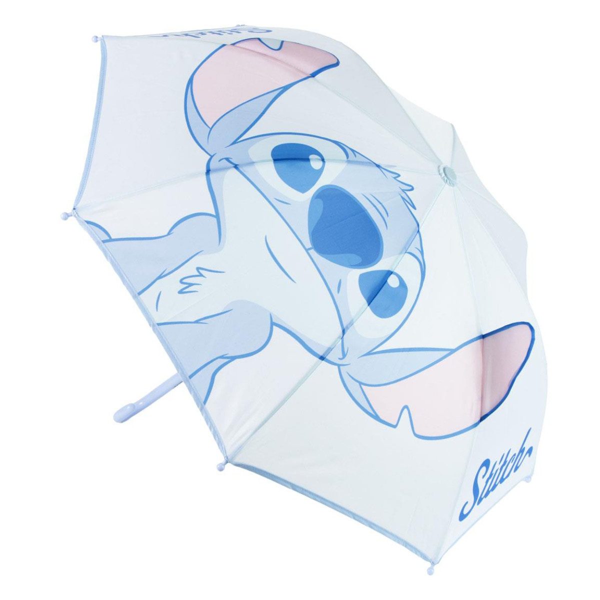 Disney Langregenschirm Stitch Regenschirm Ø 45 cm manuell mit Applikationen für Kinder