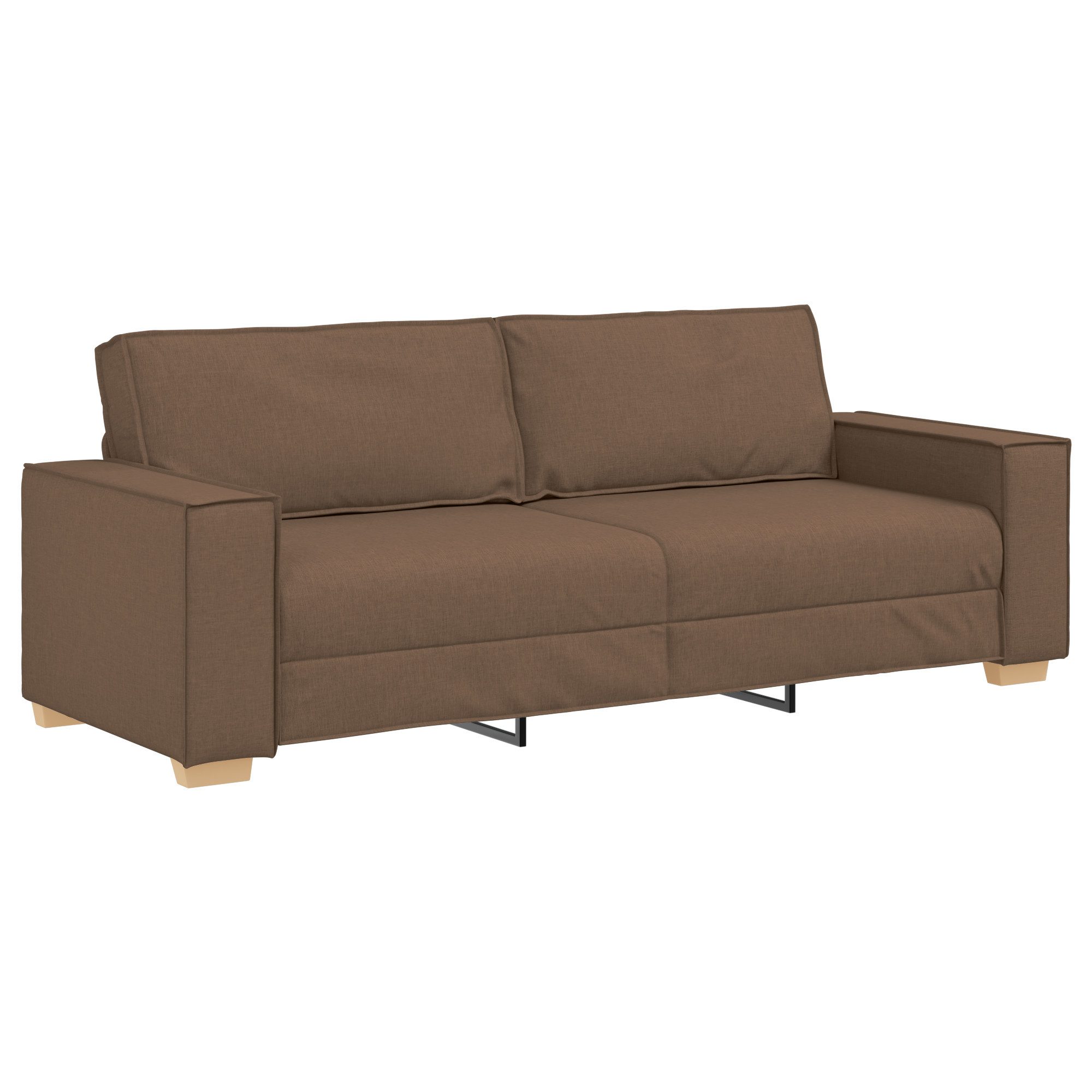vidaXL Sofa 3-Sitzer-Sofa Braun 180 cm günstig online kaufen
