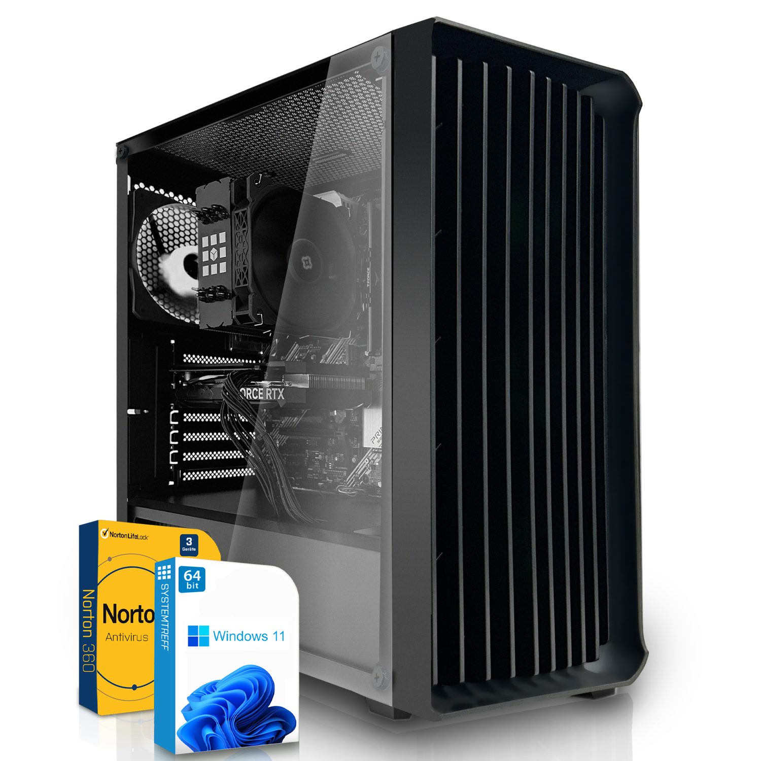 SYSTEMTREFF PC (Intel Core i7 11700, UHD 750, 16 GB RAM, 1000 GB SSD, Luftkühlung, Windows 11, WLAN)