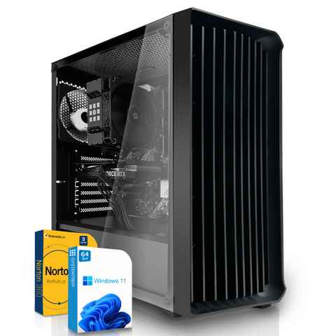 SYSTEMTREFF PC (Intel Core i7 12700KF, GT 710, 32 GB RAM, 2000 GB HDD, 1000 GB SSD, Luftkühlung, Windows 11, WLAN)