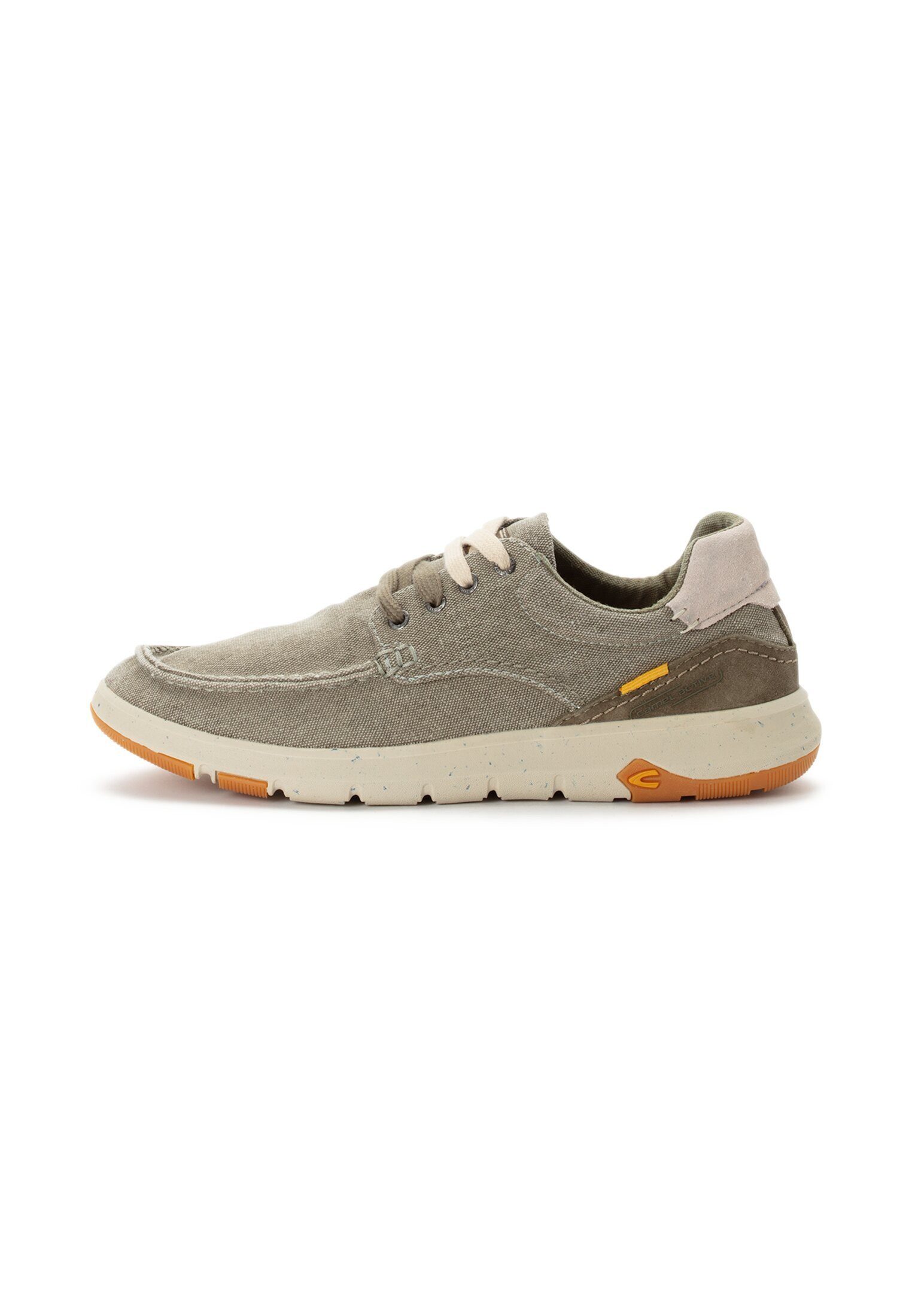 aus Canvas mit Lederapplikationen Sneaker