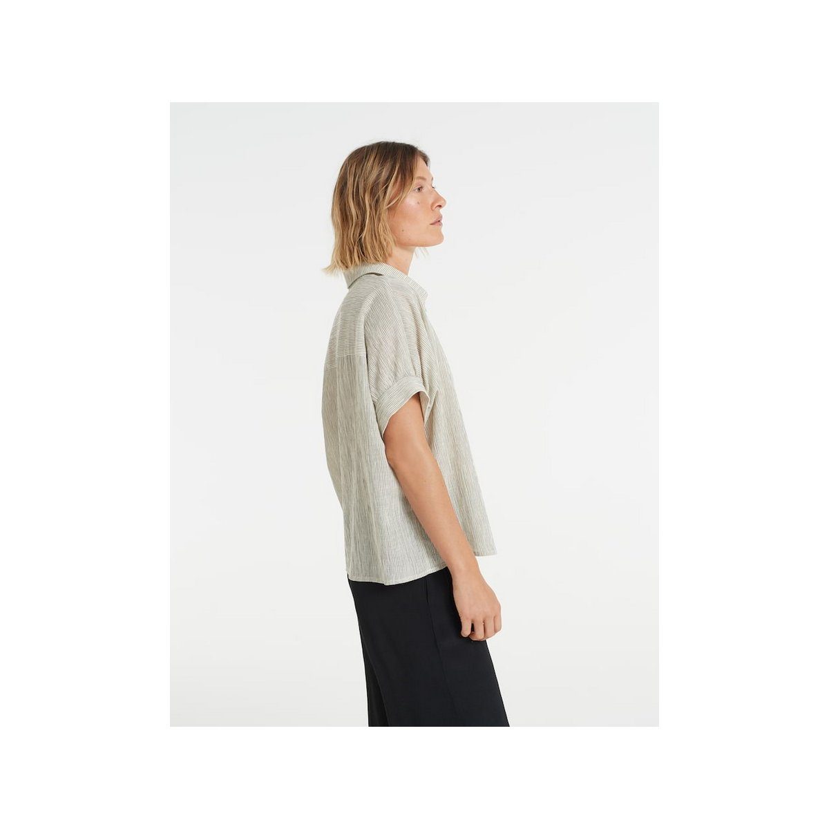 milk OPUS (1-tlg) Blusenshirt weiß