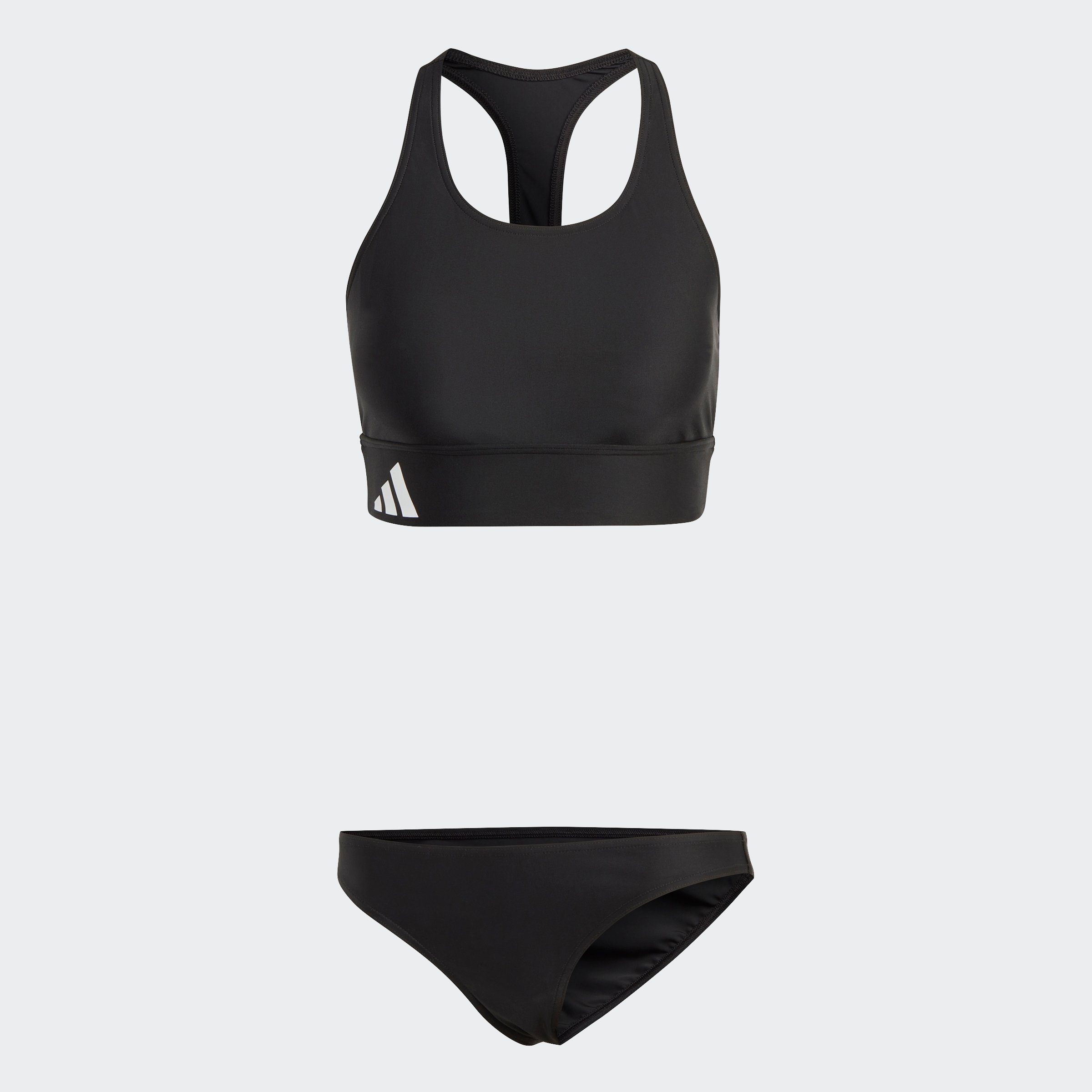 adidas Performance Bustier-Bikini BRANDED BEACH / White BIKINI Black