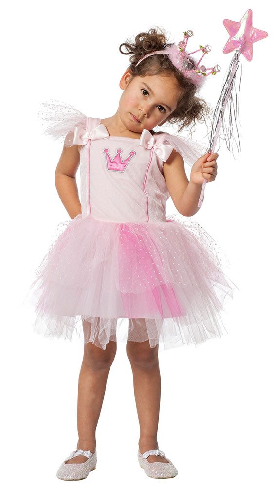 Karneval-Klamotten Kostüm Ballerina Mädchen rosa pink mit Tüll, Ballerina Tänzerin kleid Mädchenkostüm Karnevalskostüm Fasching