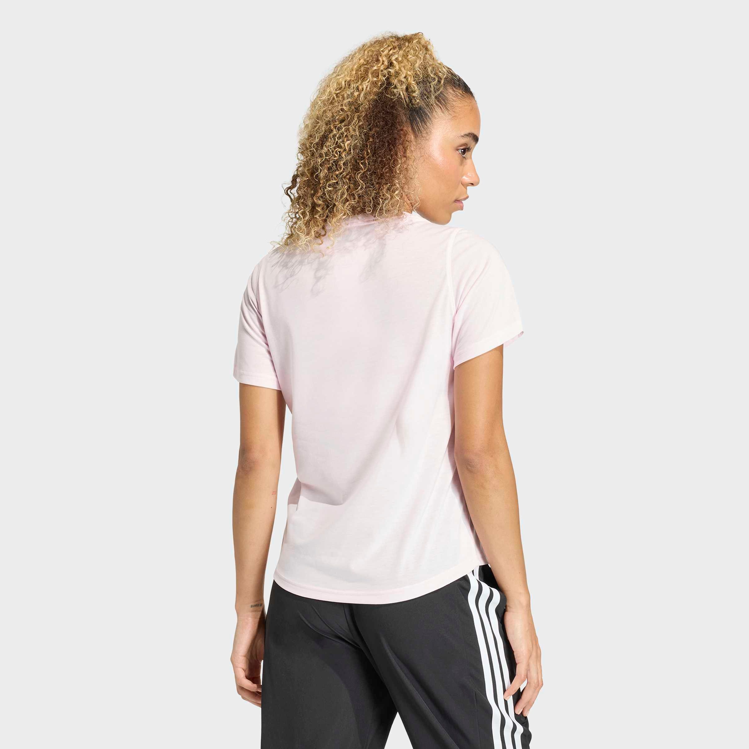 adidas Performance T-Shirt WORKOUT ESSENTIALS MIT TIEFEM AUSSCHNITT für sportliche Looks im Alltag und beim Training, ohne Verschluss
