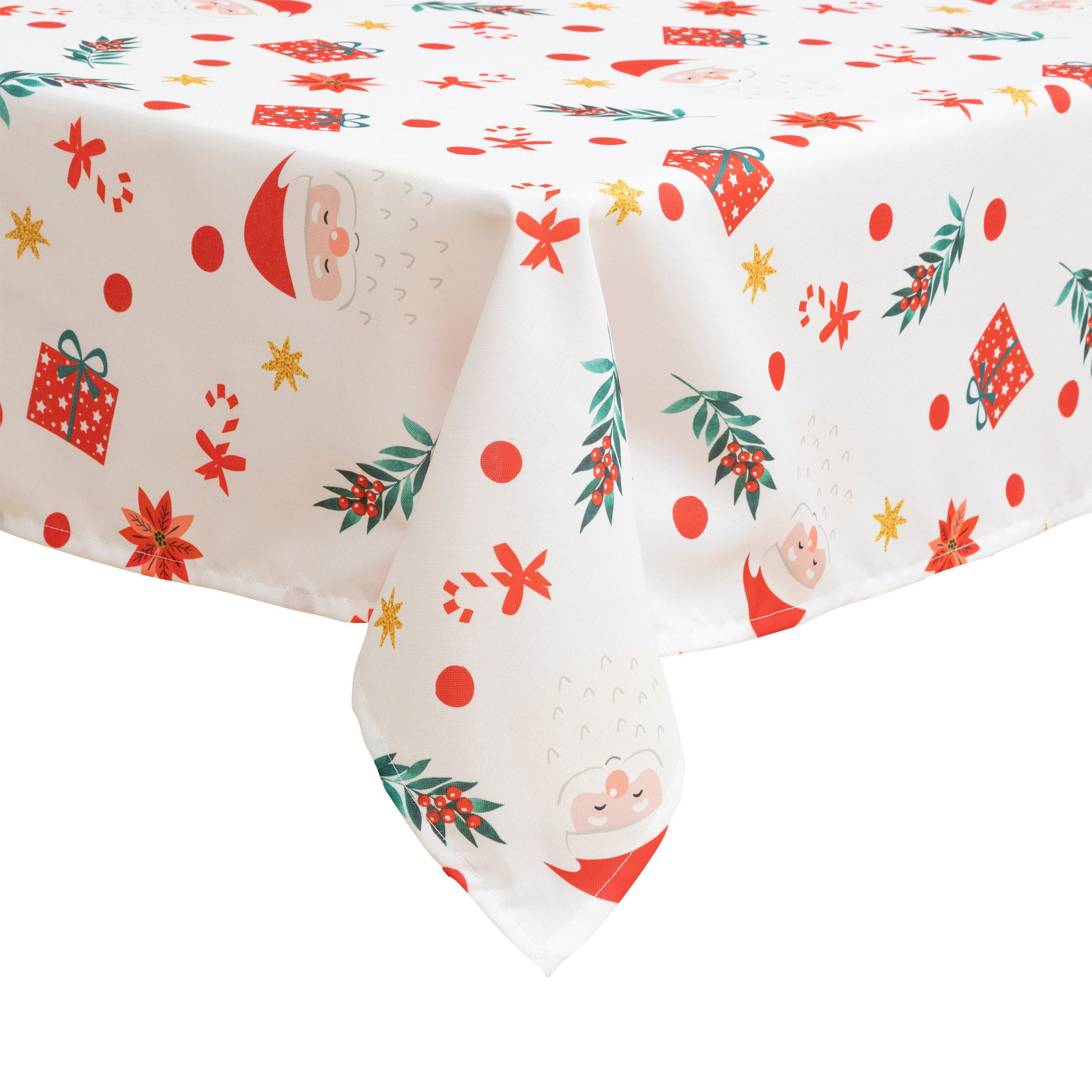 Atmosphera Créateur d'intérieur Tischdecke Fleckabweisende Tischdecke mit Weihnachtsmotiv (Tischdecken 1-tlg)