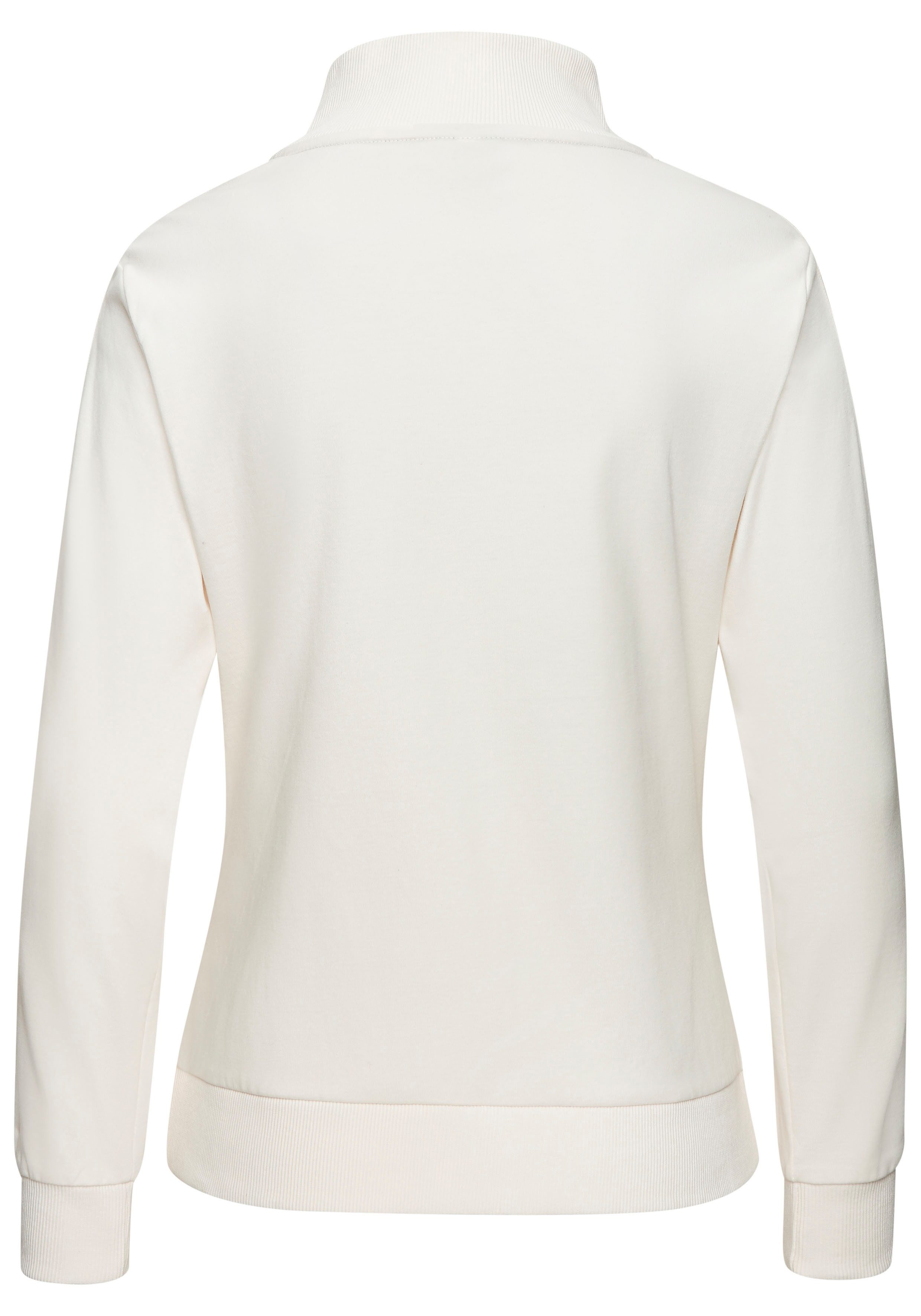 H.I.S Sweatjacke mit gestreiftem Tape an den Ärmeln – Bild 4 von 5