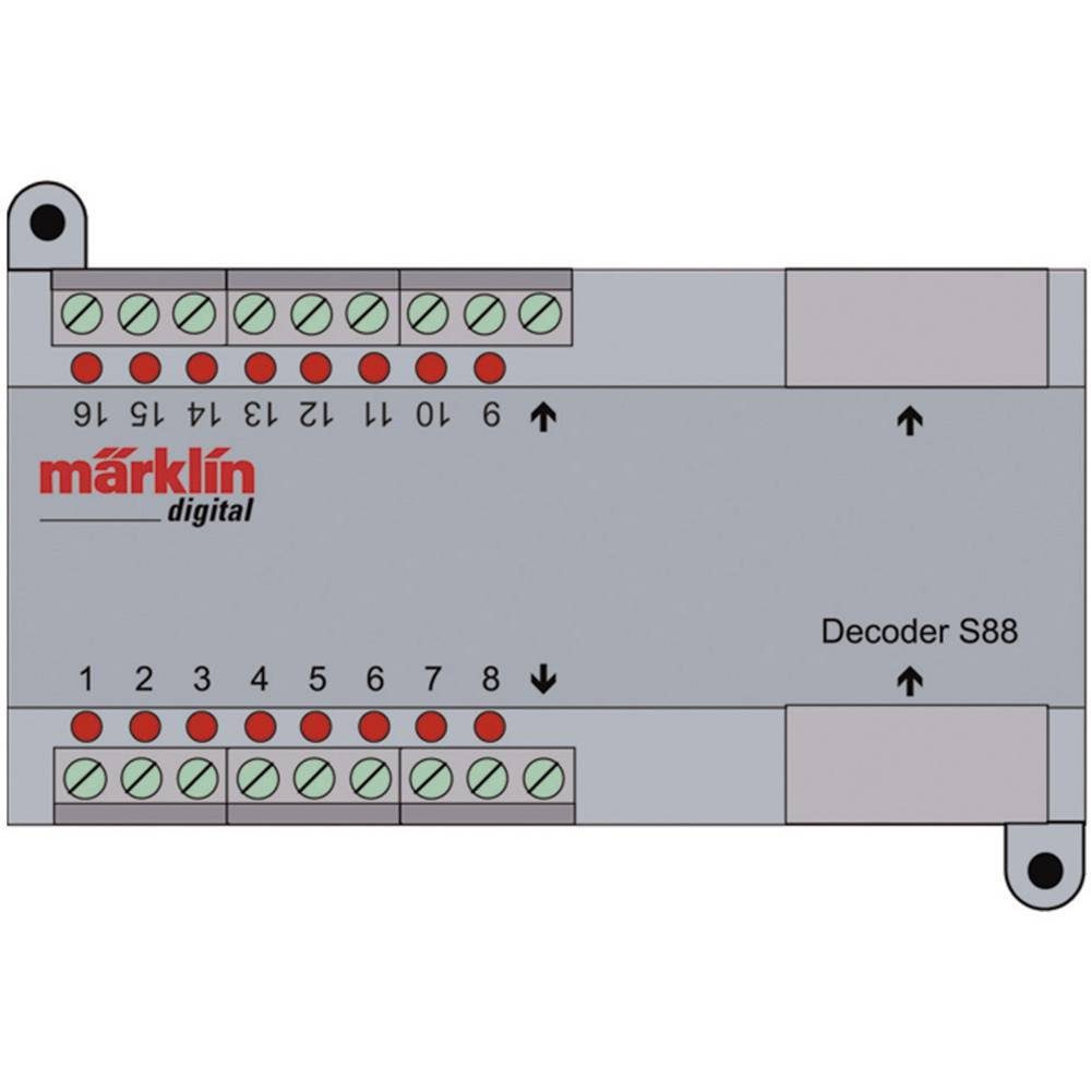 Modelleisenbahn-Fahrregler Decoder s 88 DC