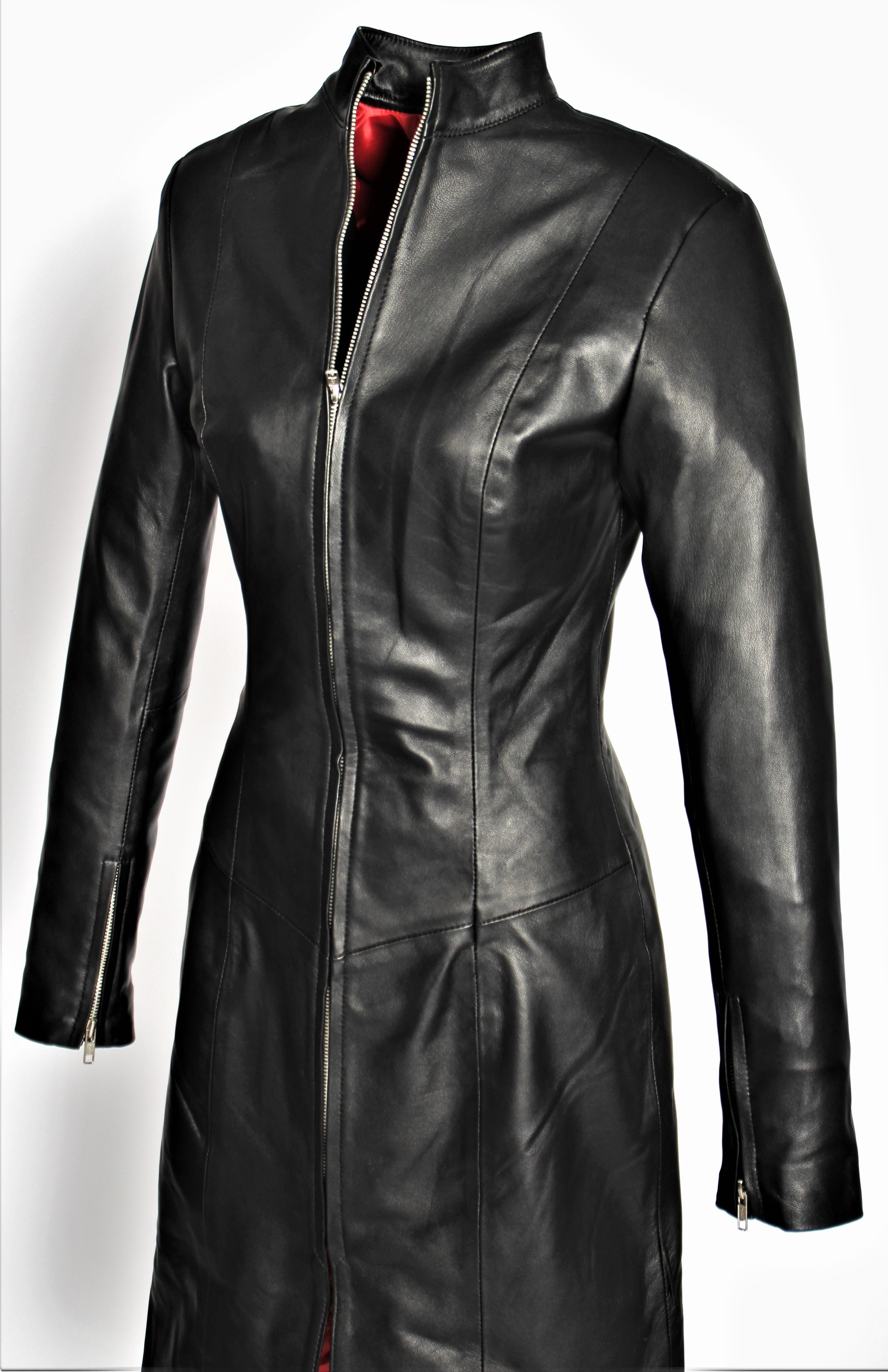 Be Noble Ledermantel Vanessa Eleganter Ledermantel günstig online kaufen