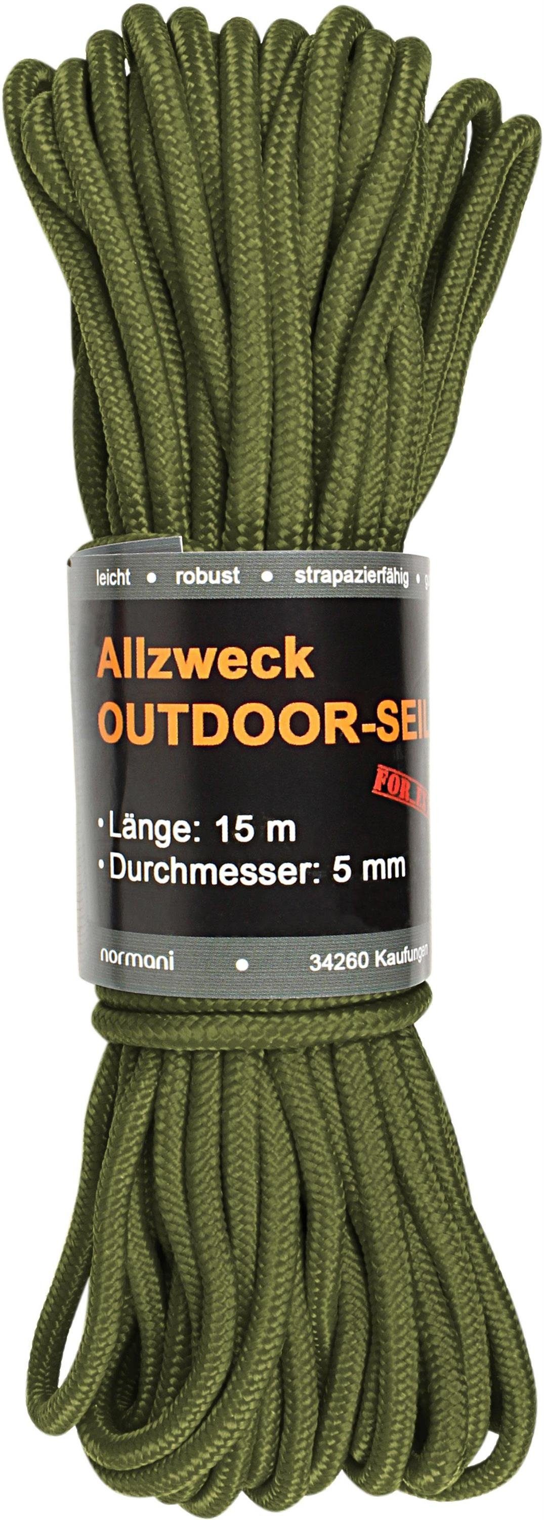 normani Allzweck-Outdoor-Seil 5 mm x 15 günstig online kaufen
