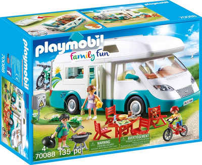 Playmobil® Konstruktions-Spielset Familien-Wohnmobil, Family Fun, (135 St), Made in Europe