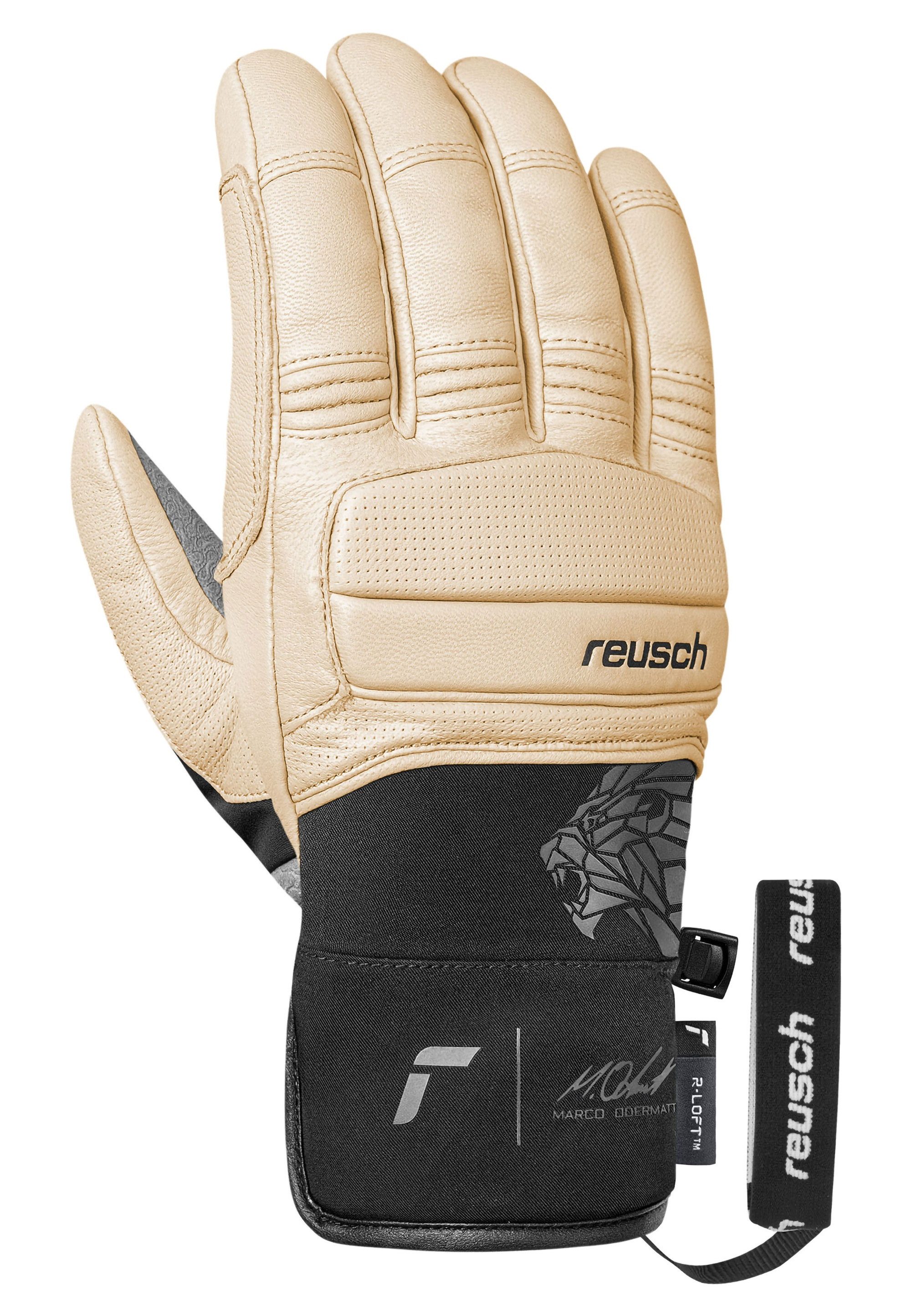 Reusch Skihandschuhe Marco Odermatt mit winddichter, atmungsaktiver Funktion