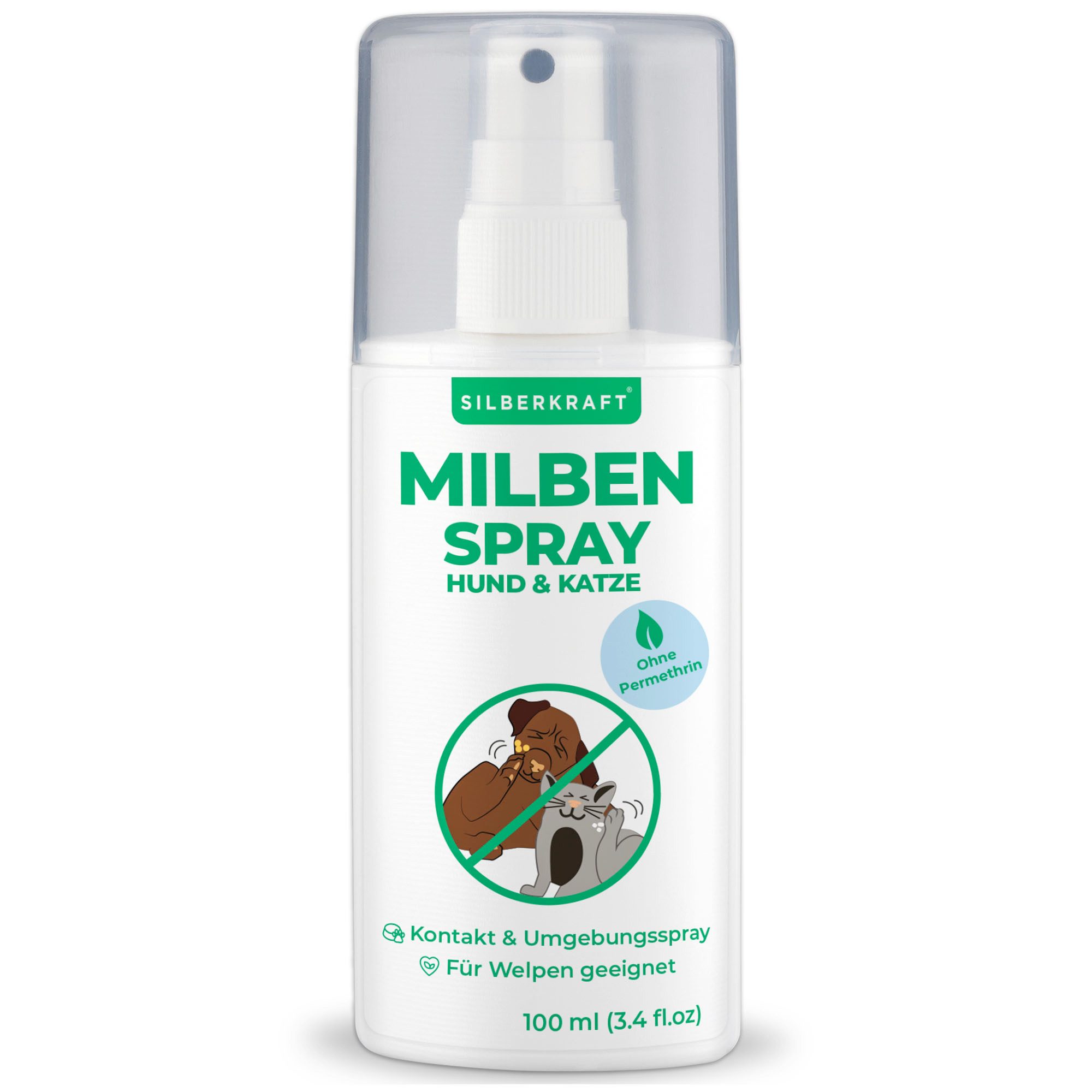 Insektenspray Milbenspray Hund & Katze, Schutz vor Milben, Flöhen & Parasiten