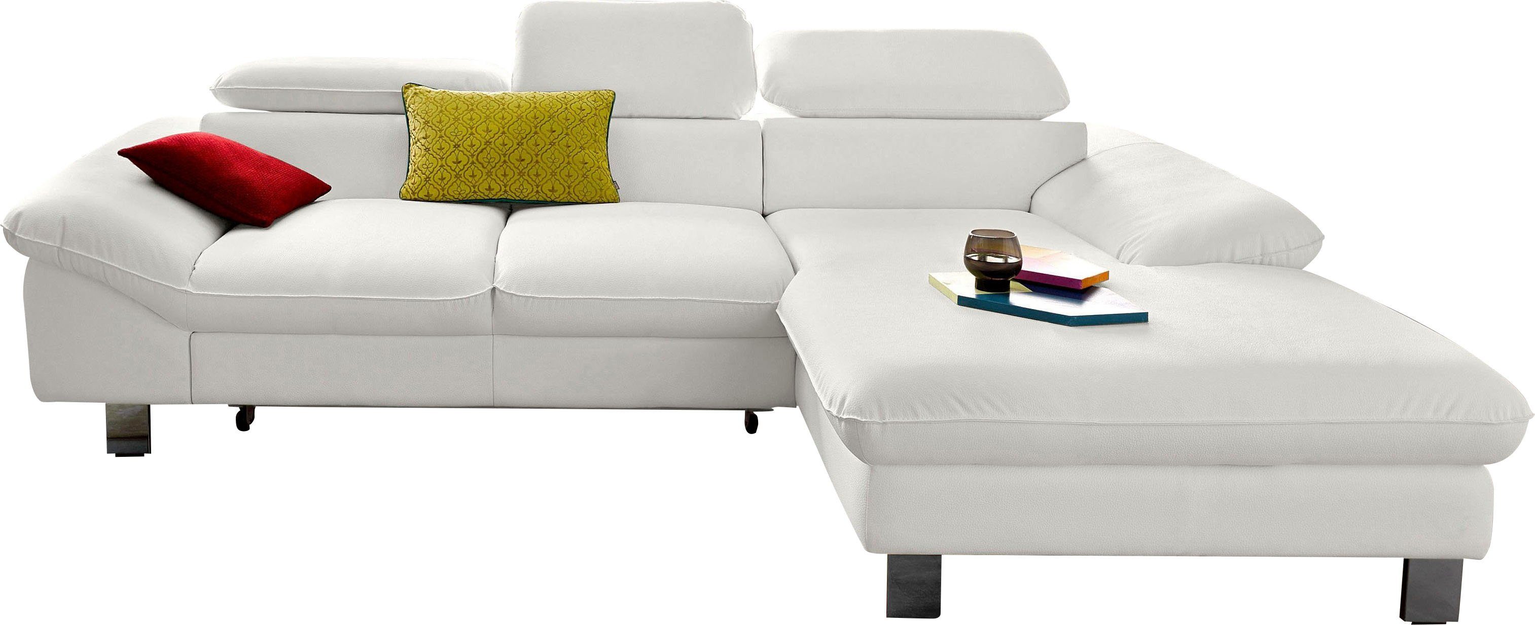 COTTA Ecksofa Driver L-Form, mit Kopfteilverstellung, günstig online kaufen
