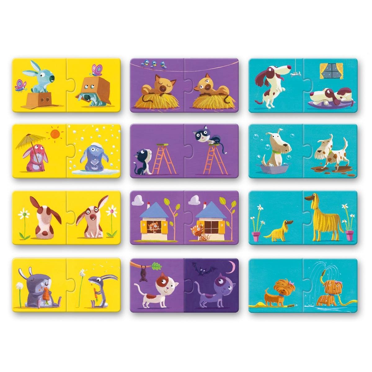 DJECO Puzzle Lernspiel Puzzle Duo Assoziationsspiel günstig online kaufen