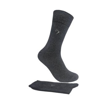 Max Lindner Diabetikersocken, Silbersocken, Antibakterielle Socken mit 10 % Silbergarn (10-Paar) Komfortbund (ohne Gummi)